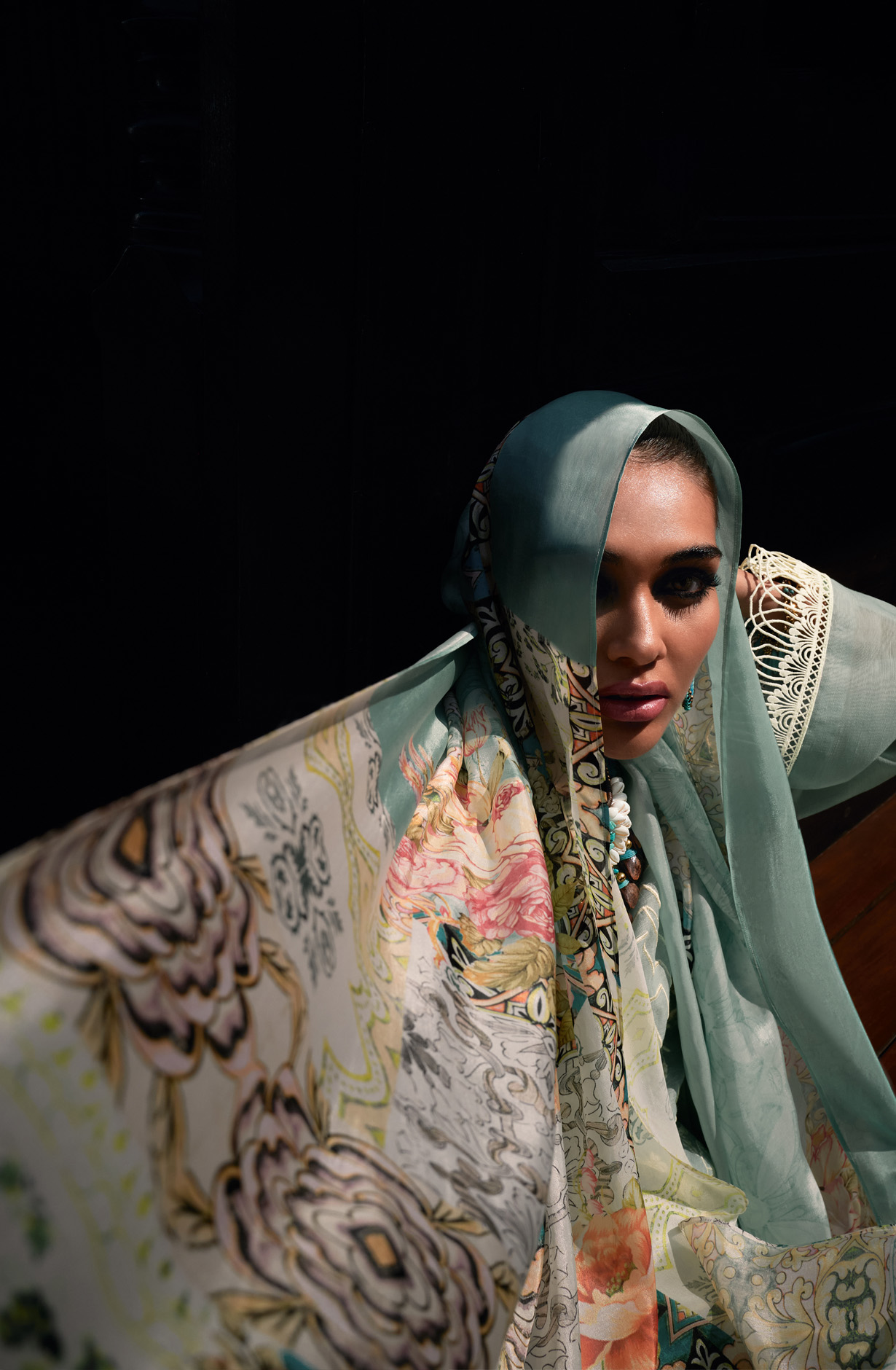 Pastel Green Designer Muslin Silk Embroidered Salwar Kameez - RANJ02