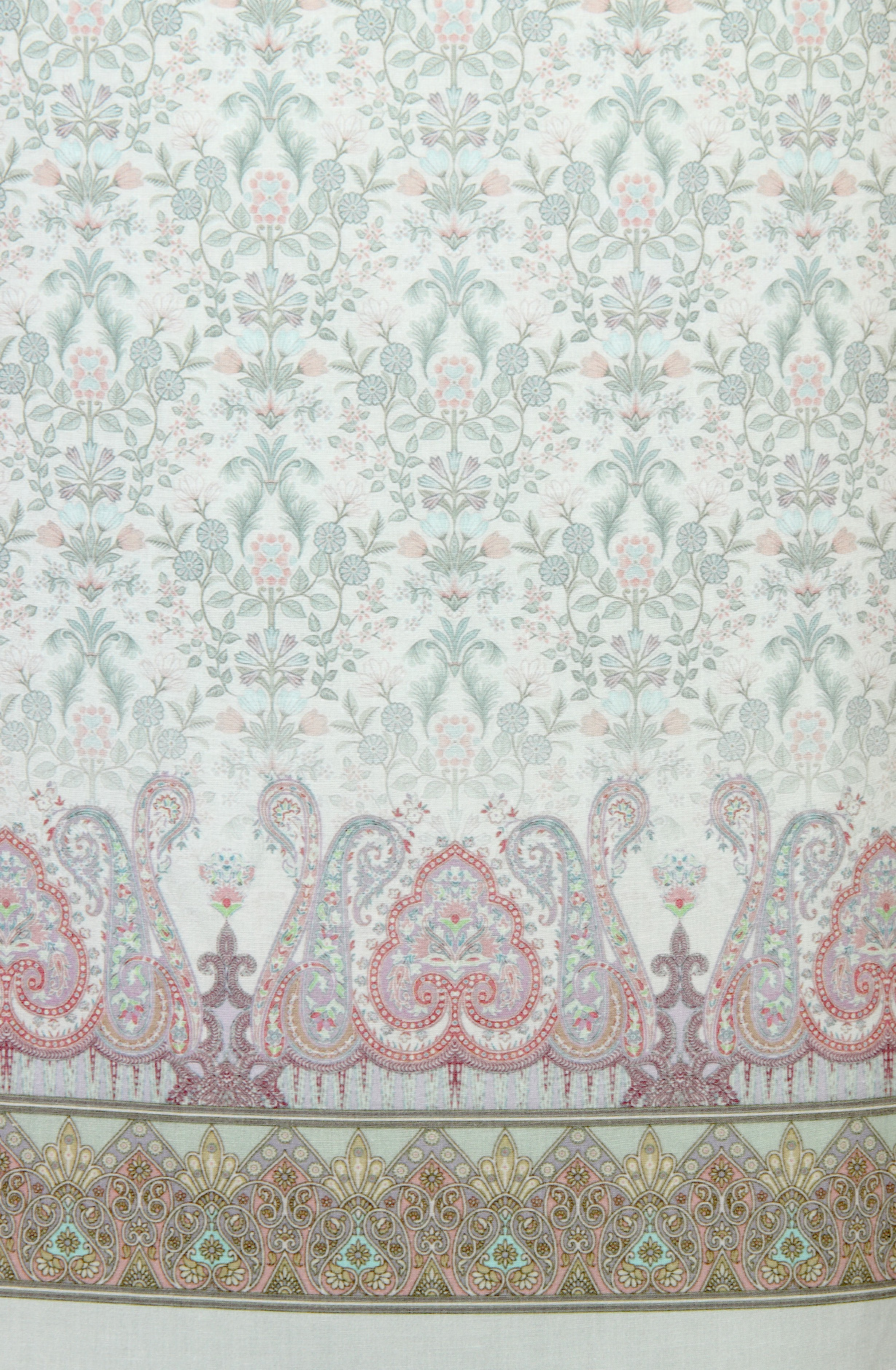 Sea Green Cotton Voile Digital Printed Salwar Suit - RIV1202F