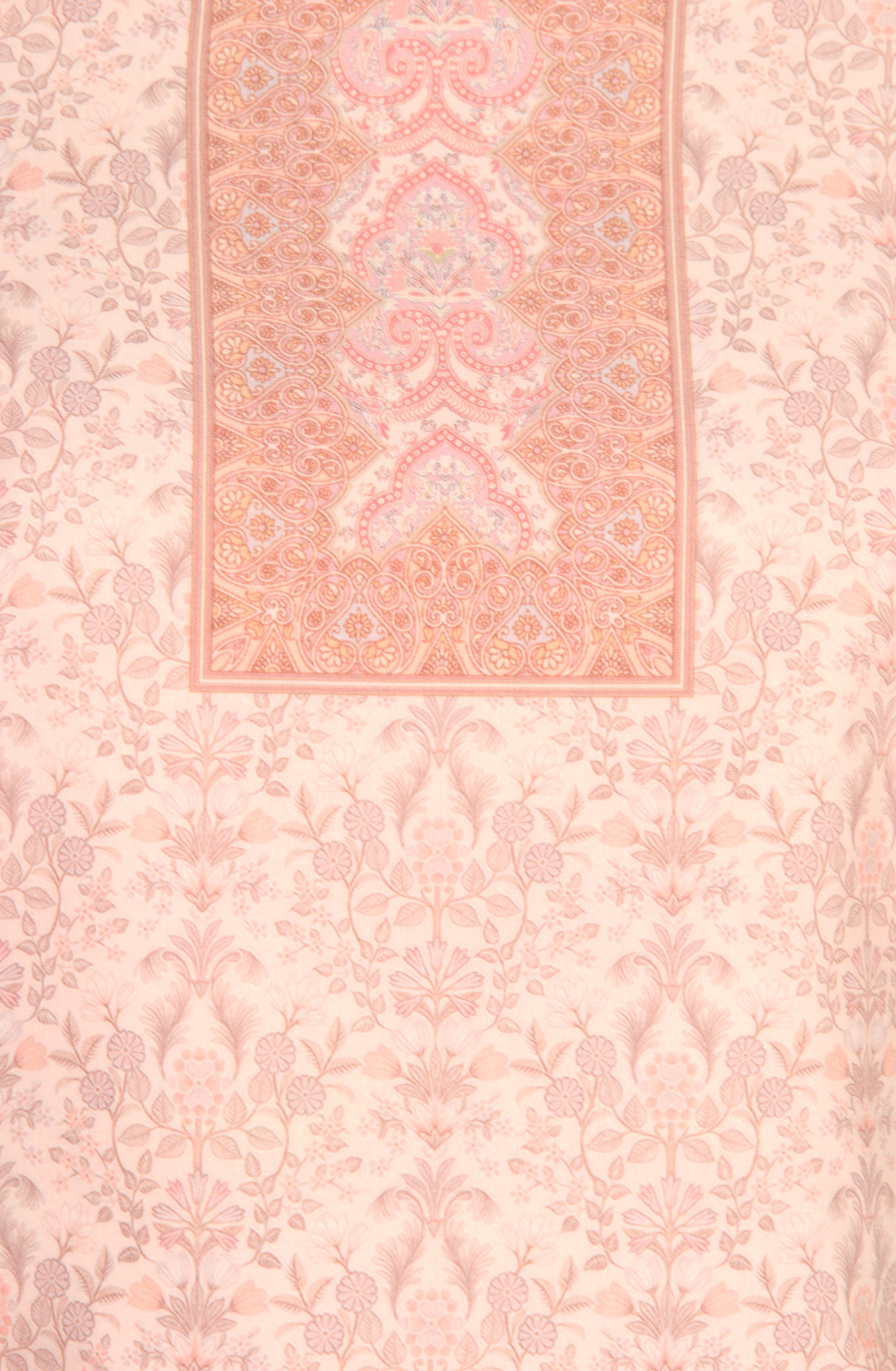 Peach Cotton Voile Digital Printed Salwar Suit - RIV1202G