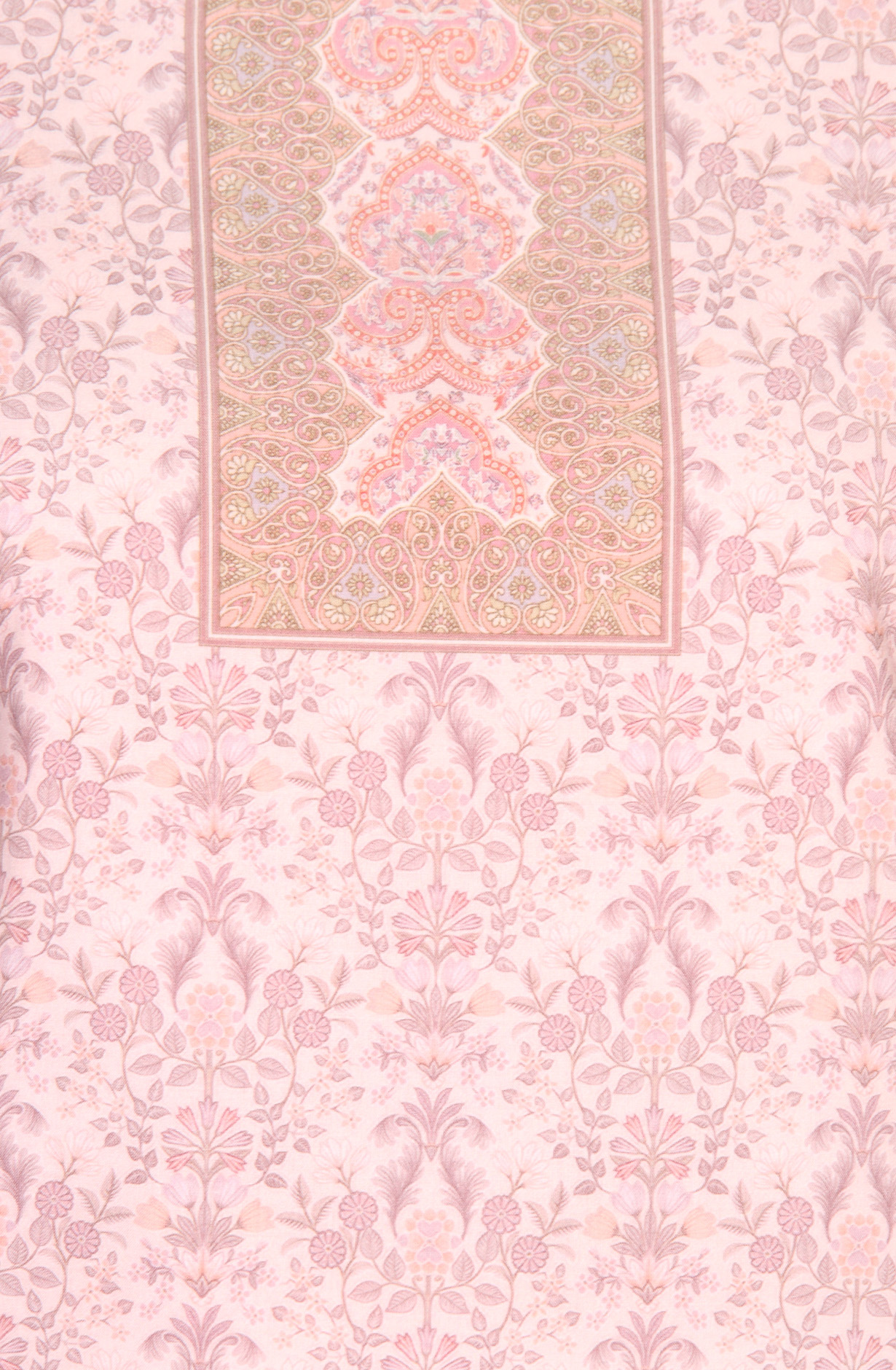 Pink Cotton Voile Digital Printed Salwar Suit - RIV1202H