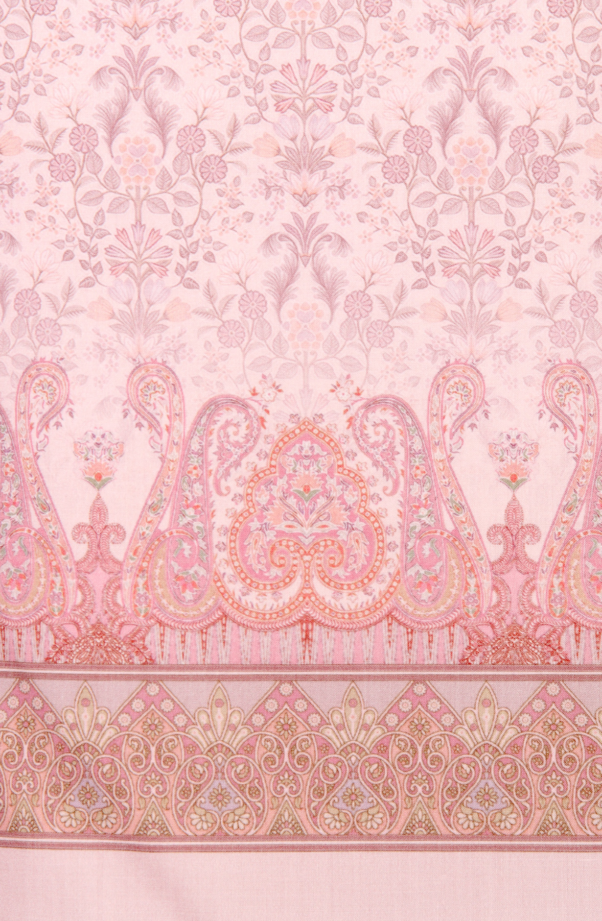 Pink Cotton Voile Digital Printed Salwar Suit - RIV1202H