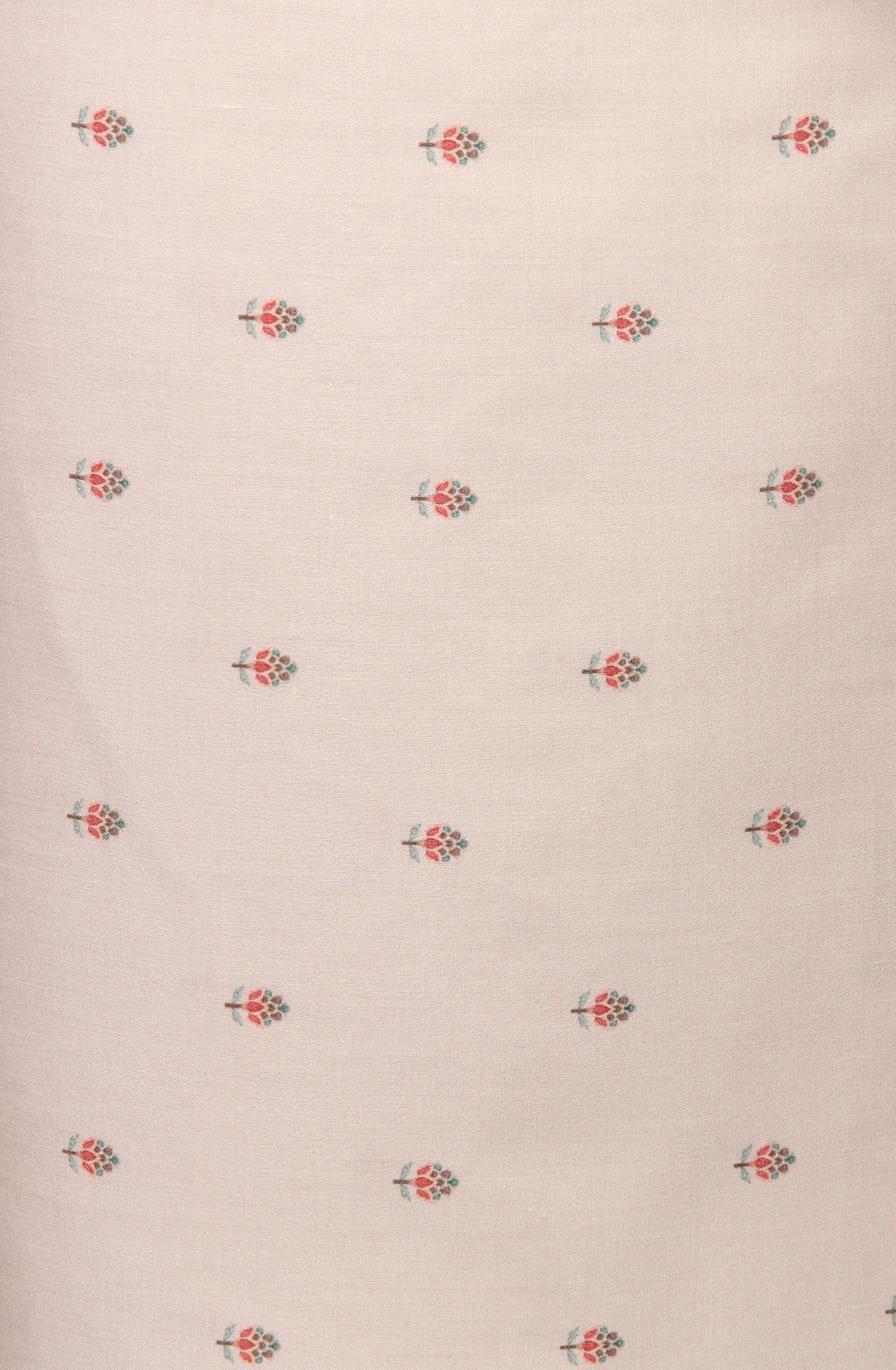 Beige Cotton Voile Digital Printed Salwar Kameez - RIV1278B