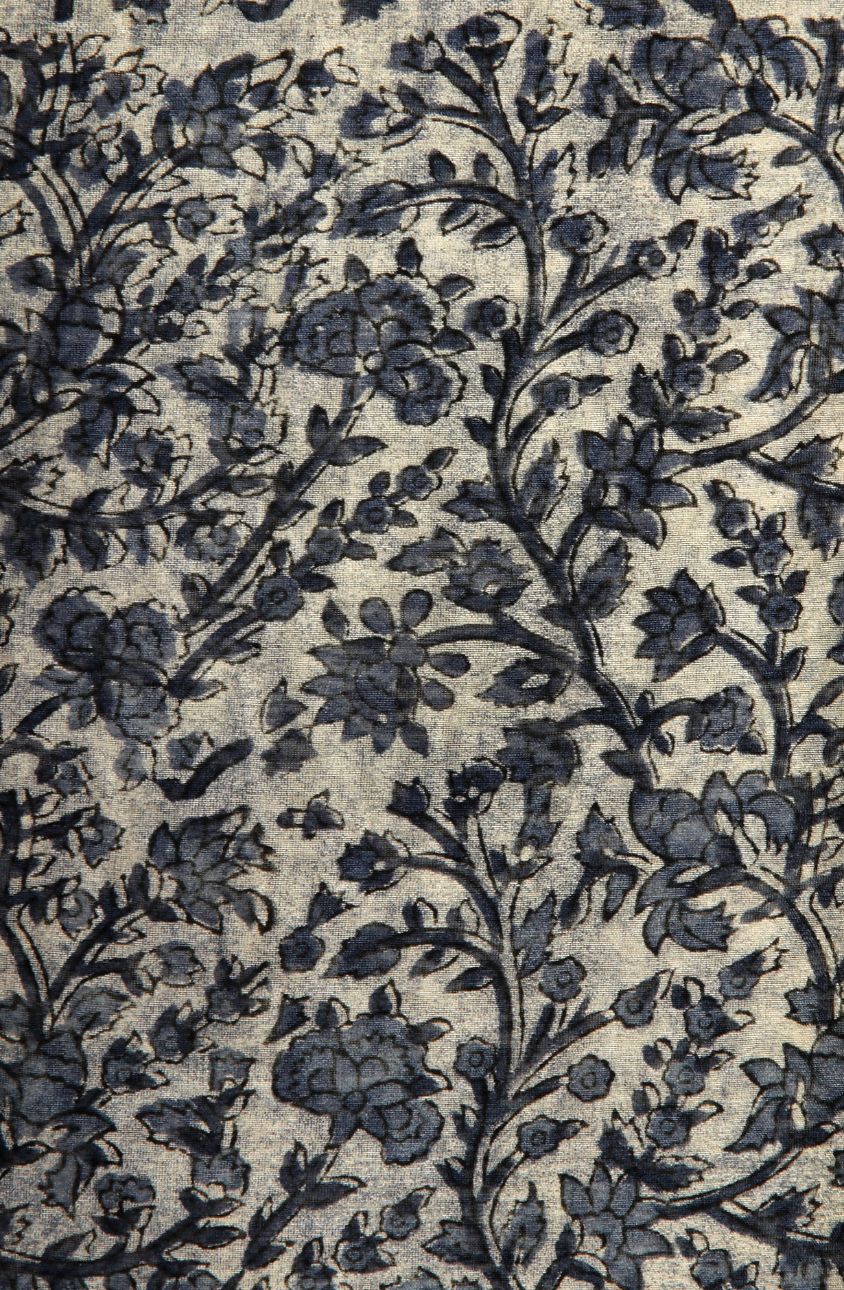 Grey and Blue Chanderi Unstitched Salwar Kameez - S151445-1394A