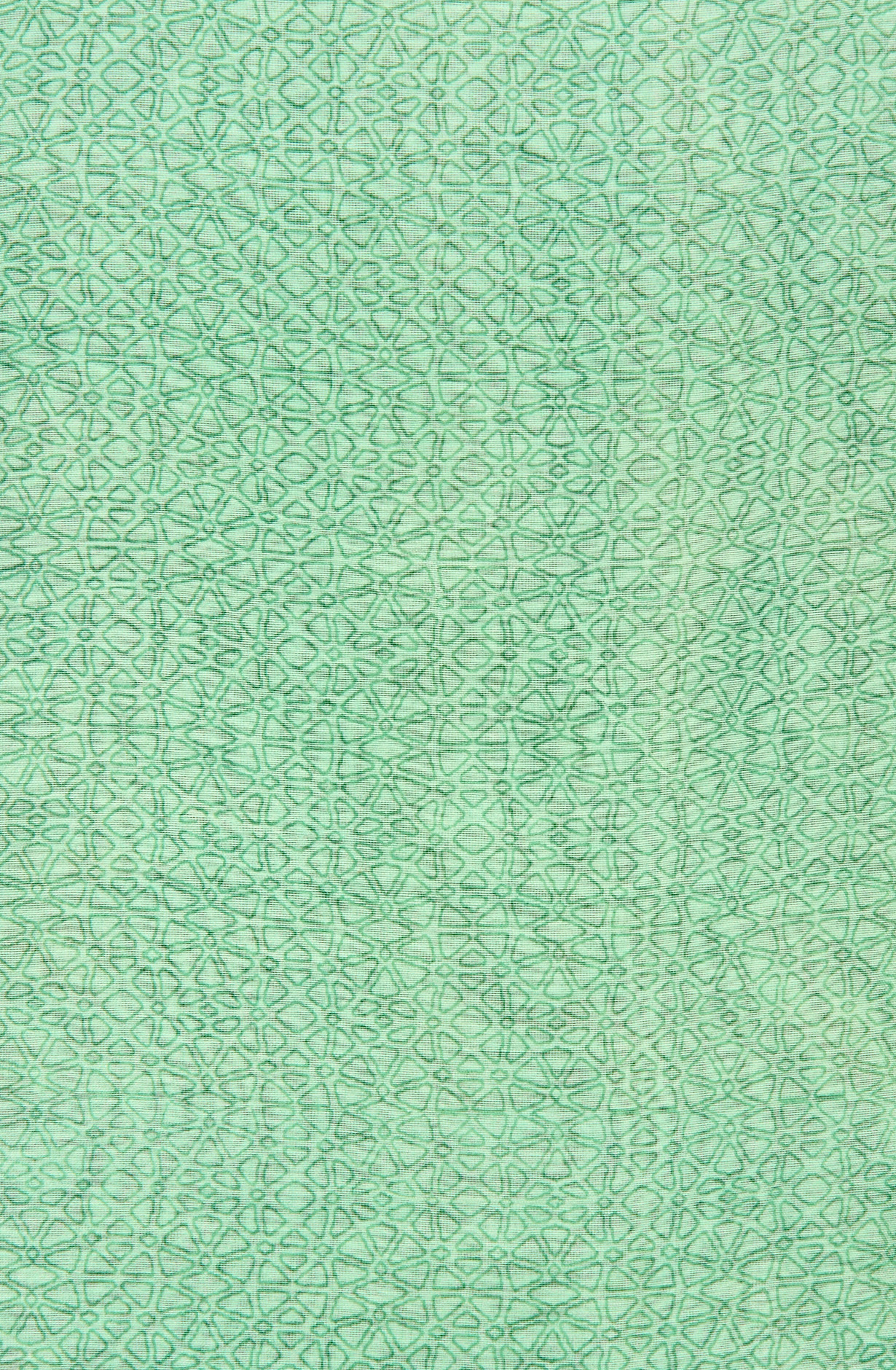 Green Beautiful Hand Block Printed Chanderi Salwar Suit - S151445-1413