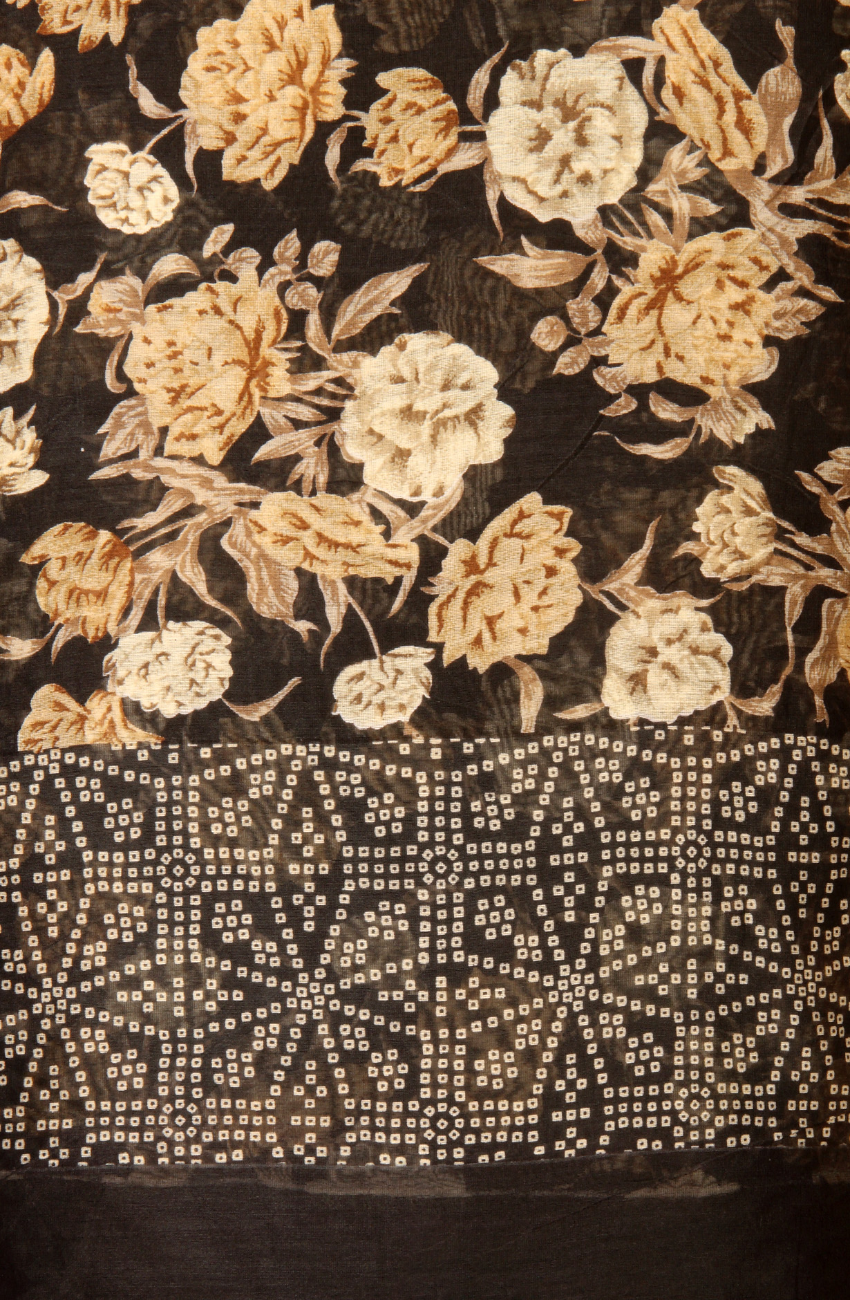 Black Beautiful Hand Block Printed Chanderi Salwar Suit - S151445-1416A