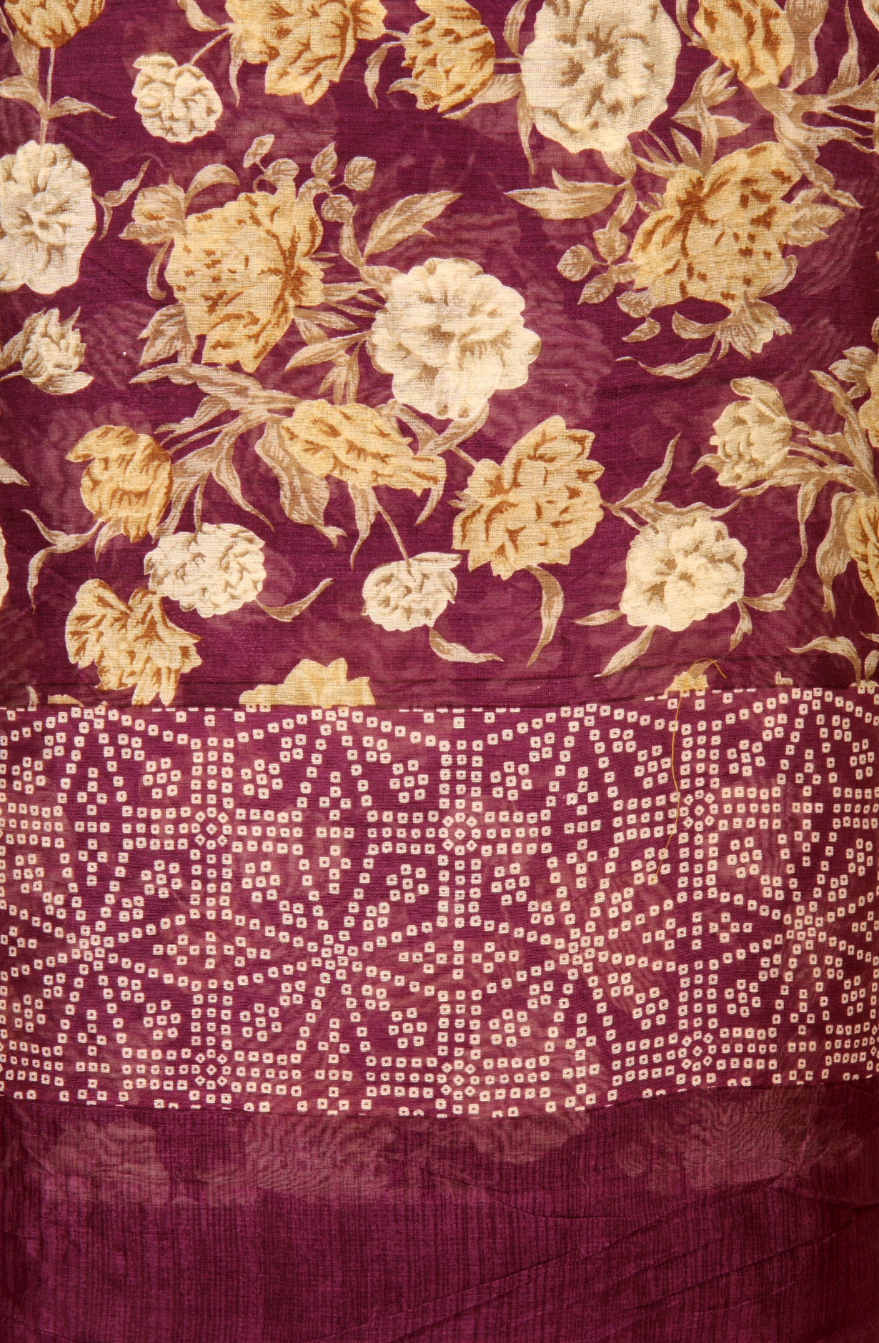 Purple Beautiful Hand Block Printed Chanderi Salwar Suit - S151445-1416B