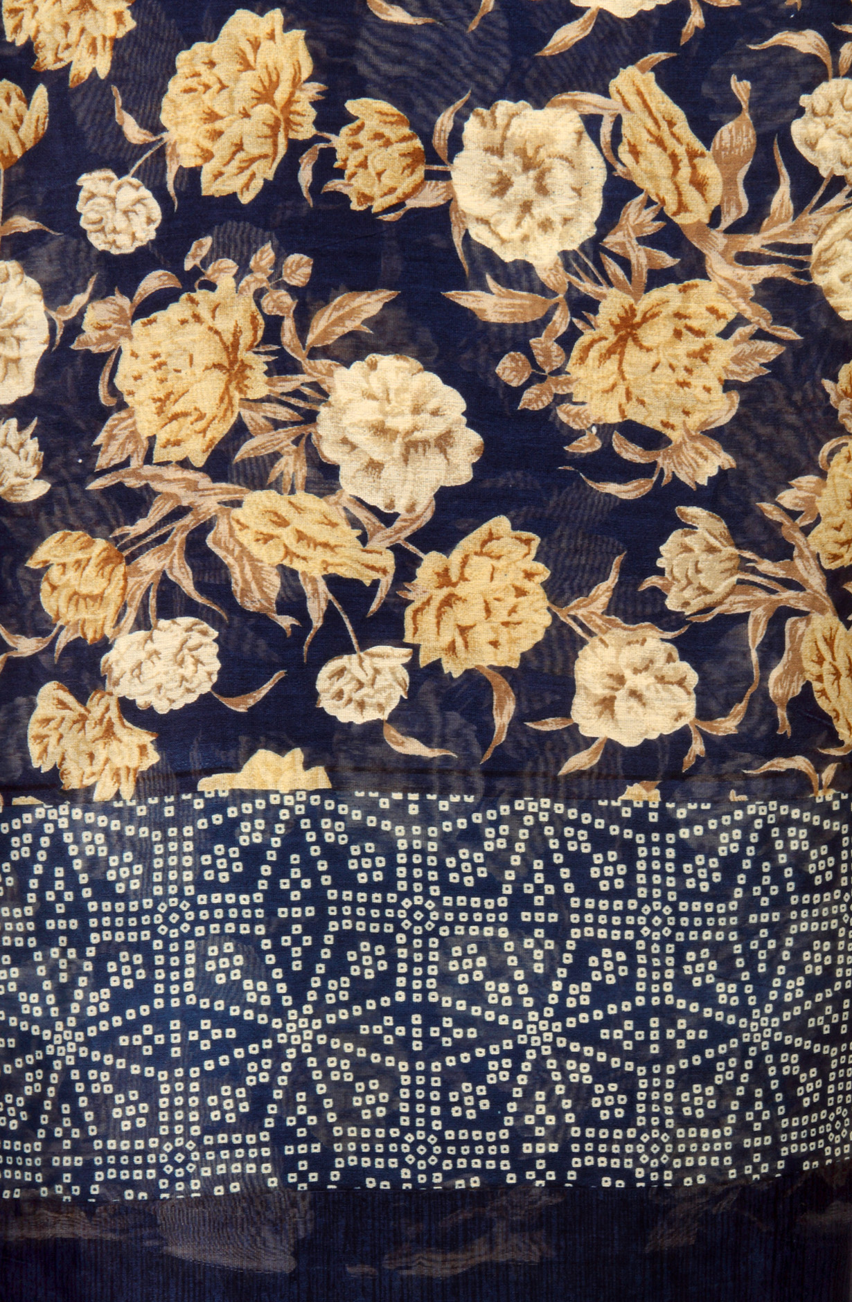 Blue Beautiful Hand Block Printed Chanderi Salwar Suit - S151445-1416C