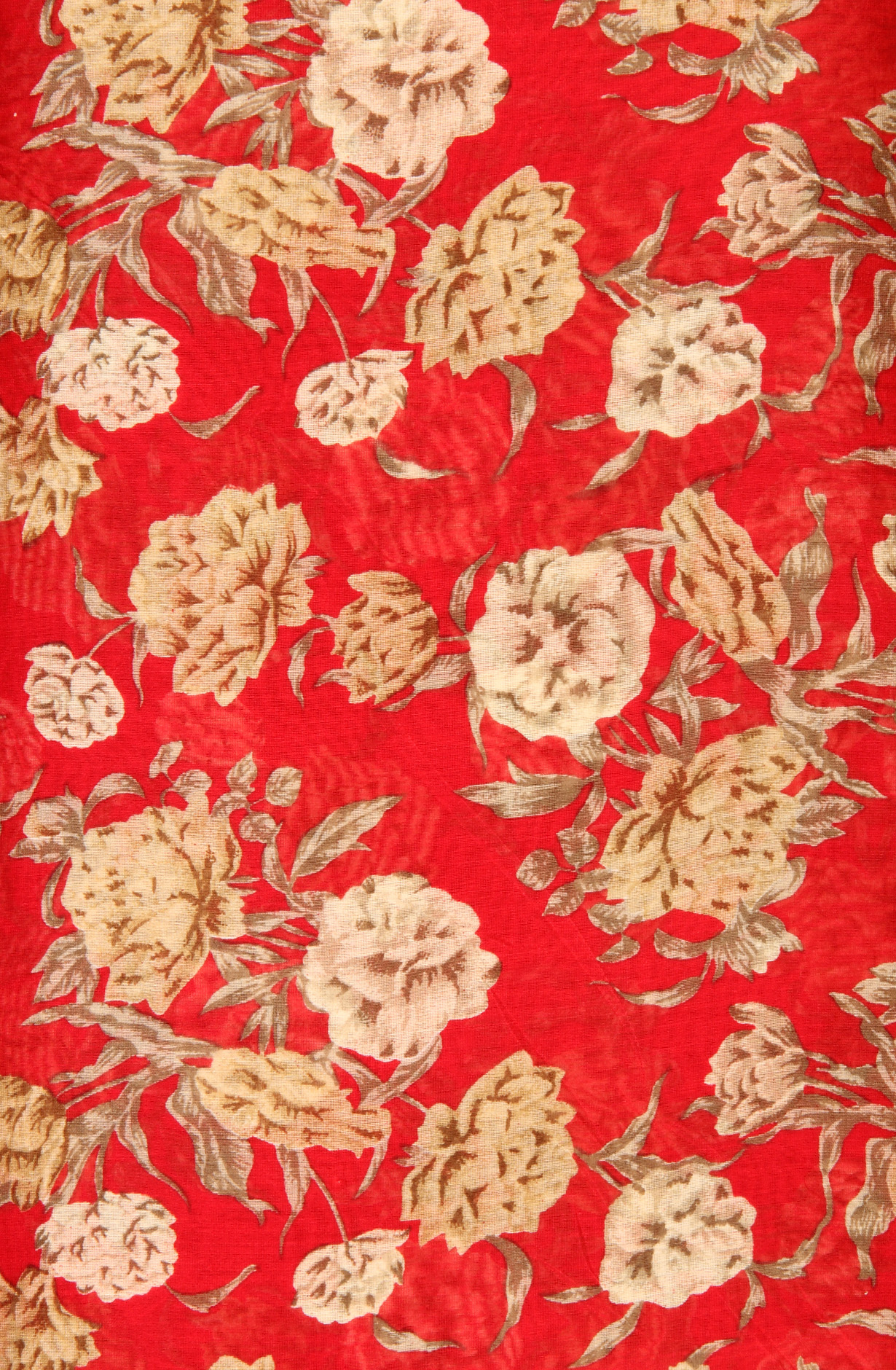 Red Beautiful Hand Block Printed Chanderi Salwar Suit - S151445-1416D