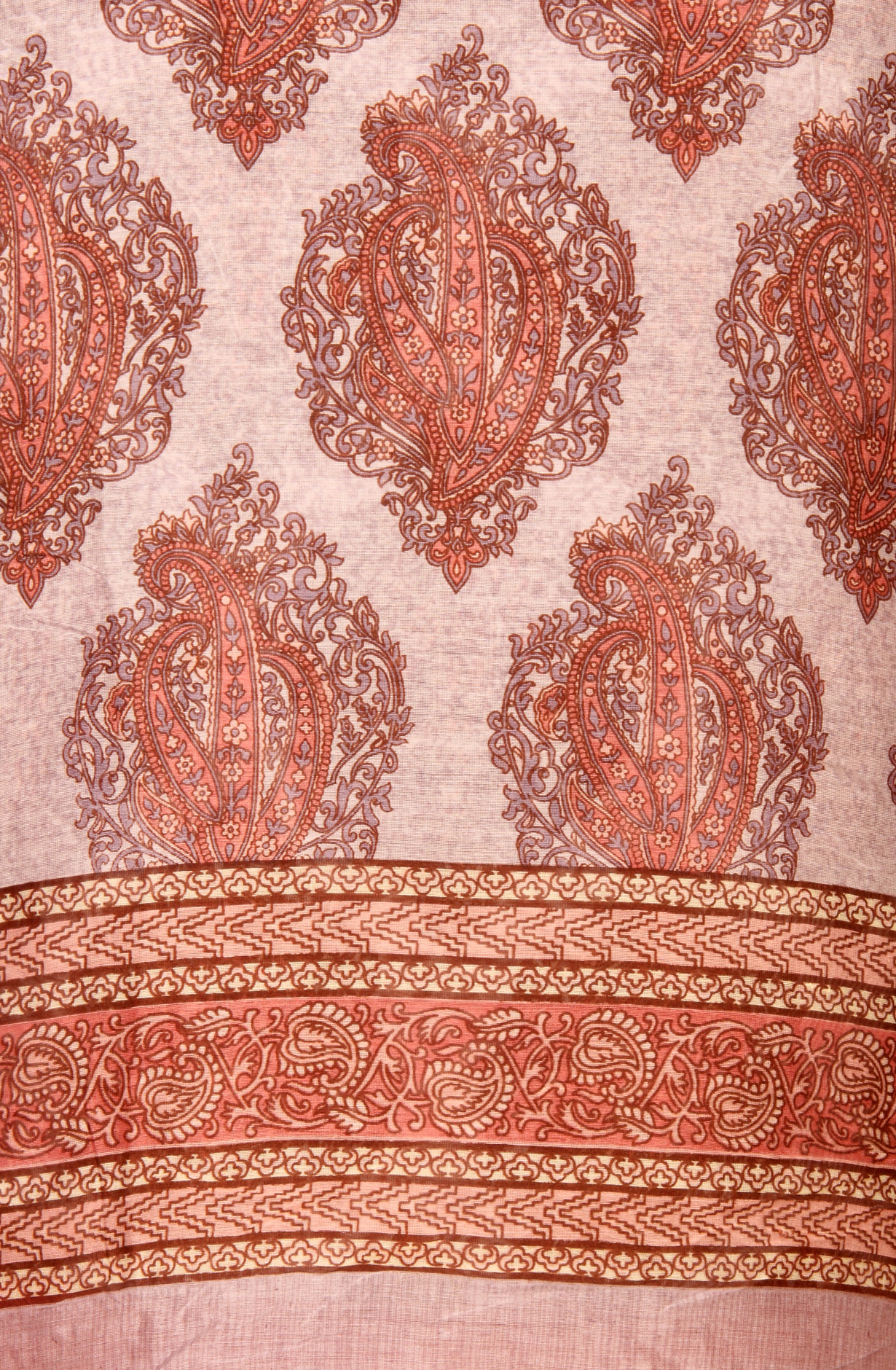 Purple Beautiful Hand Block Printed Chanderi Salwar Suit - S151445-1419C