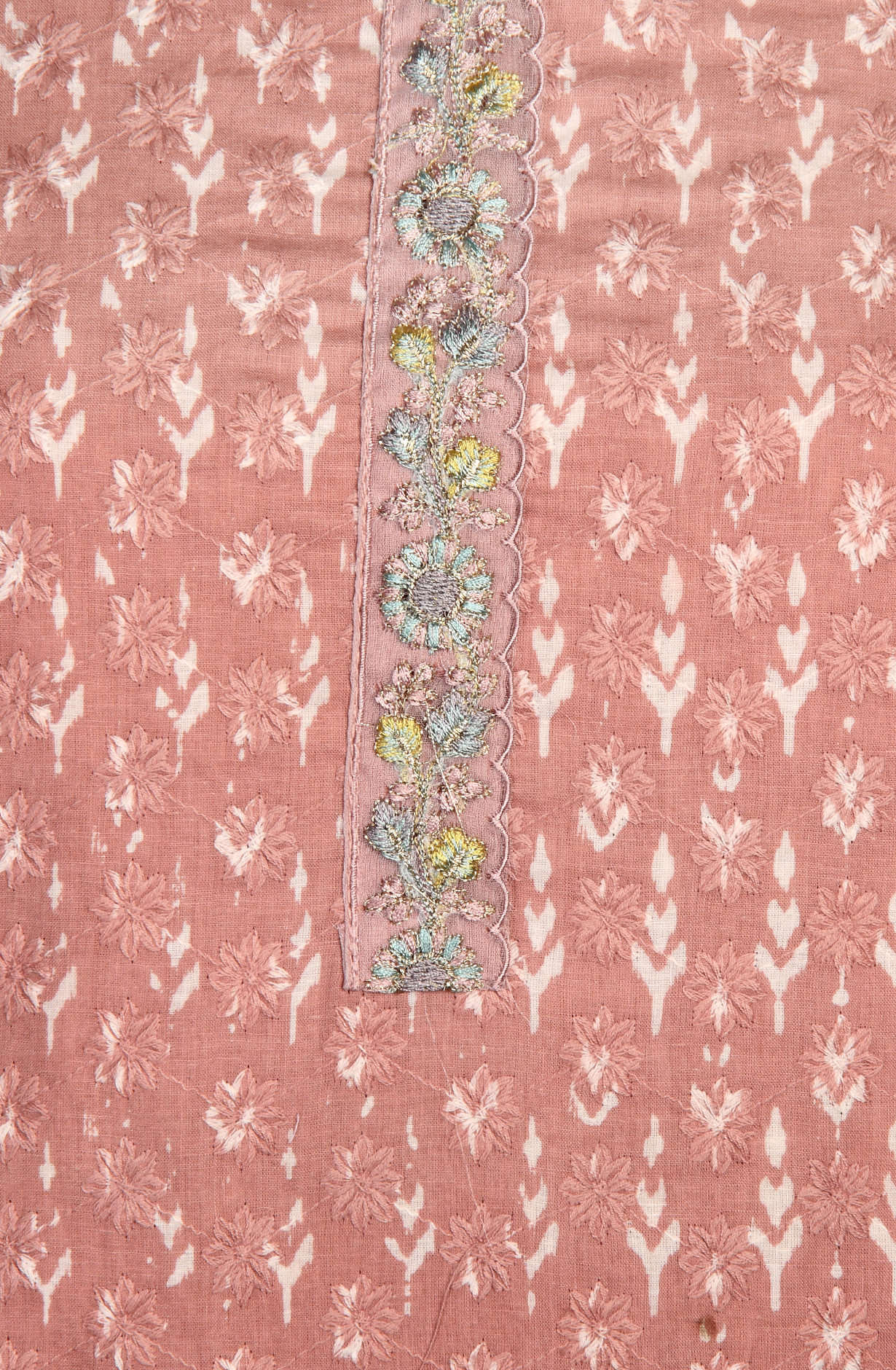 Mauve Cotton Printed Unstitched Salwar Suit - S23RSAN4384B