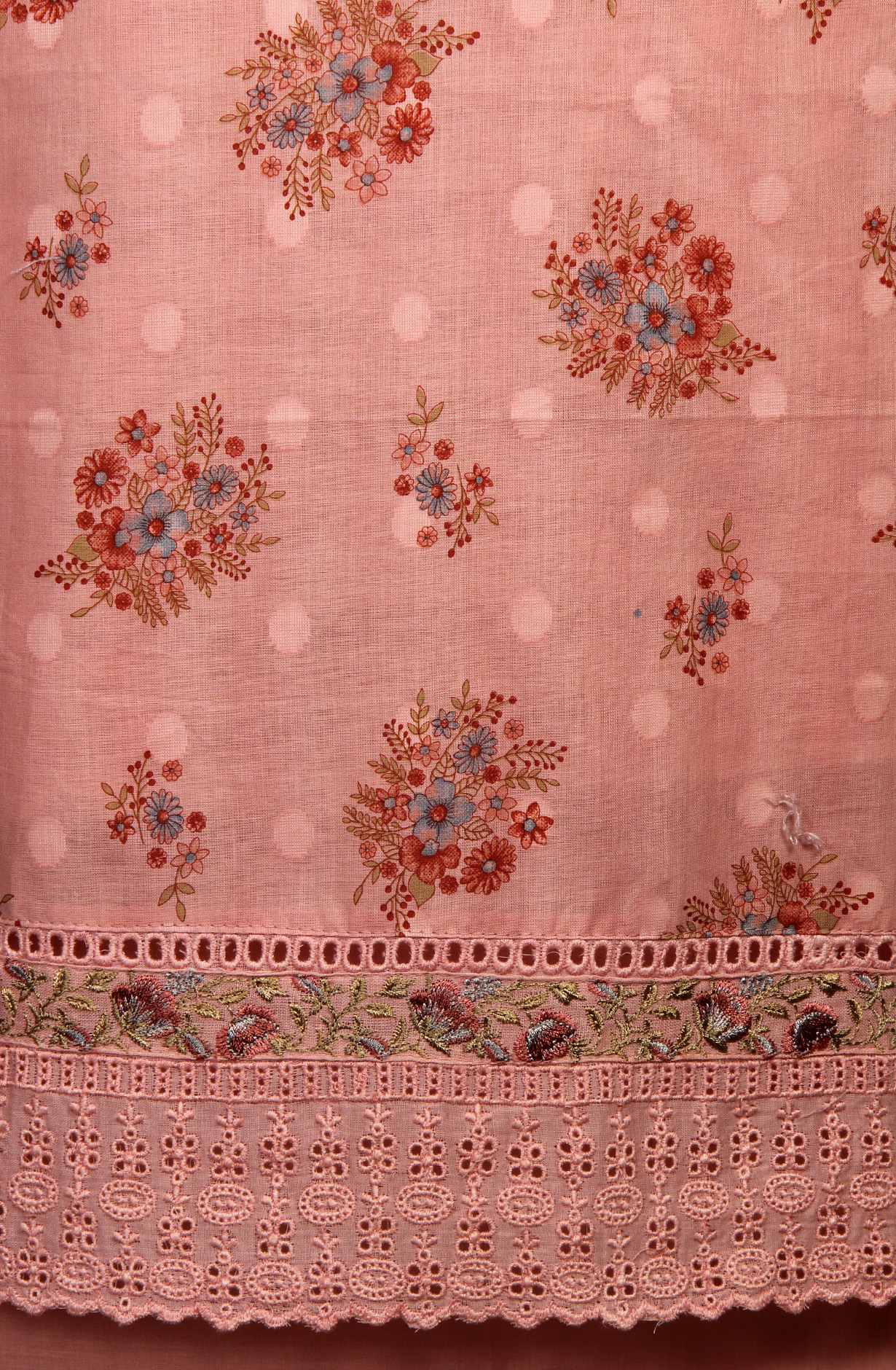 Pink Cotton Digital Printed Salwar Suit with Chiffon Dupatta - SAGPIM35B