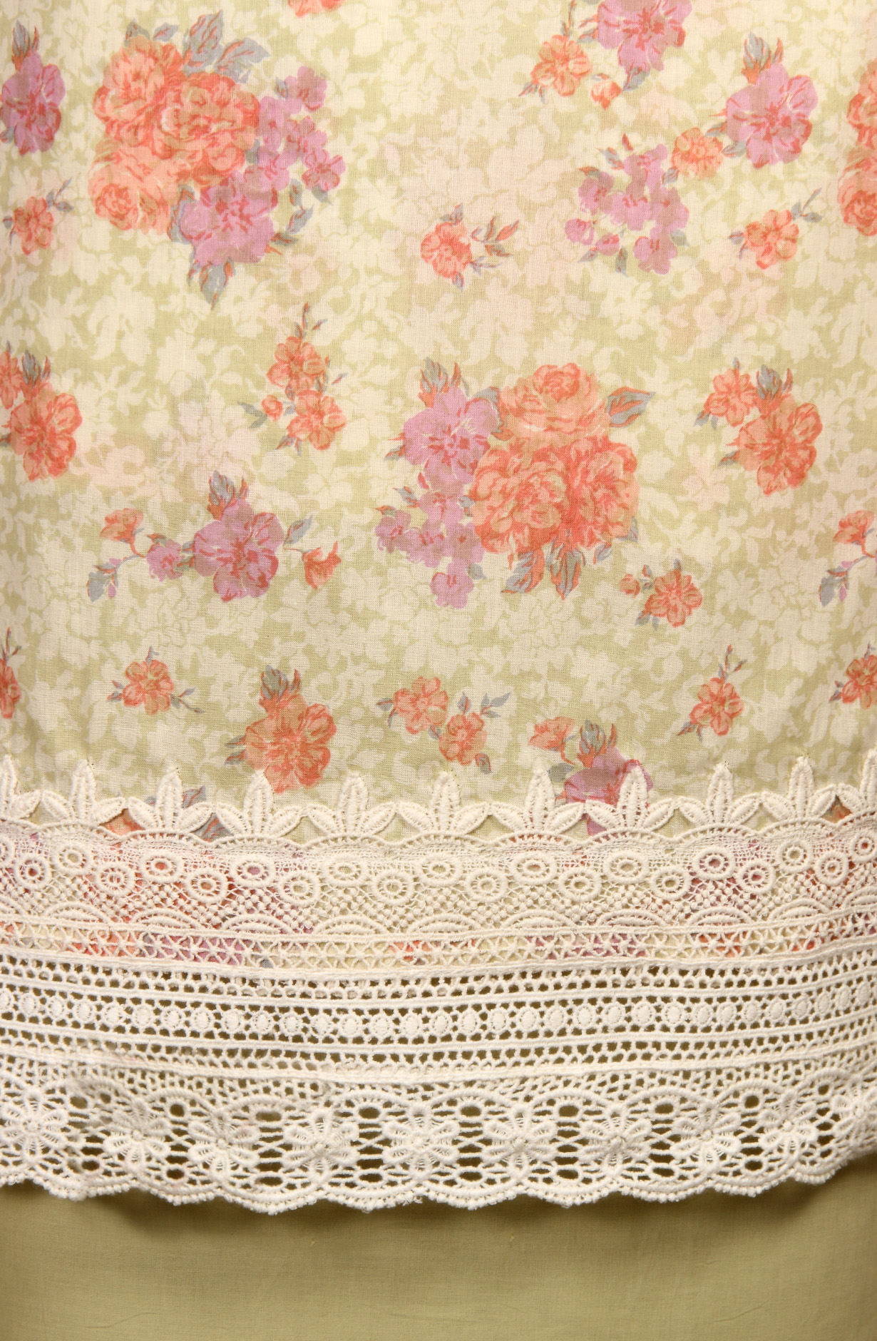 Multi-coloured Pure Cotton Digital Printed Salwar Kameez with Chiffon Dupatta - SANNPJ3257B