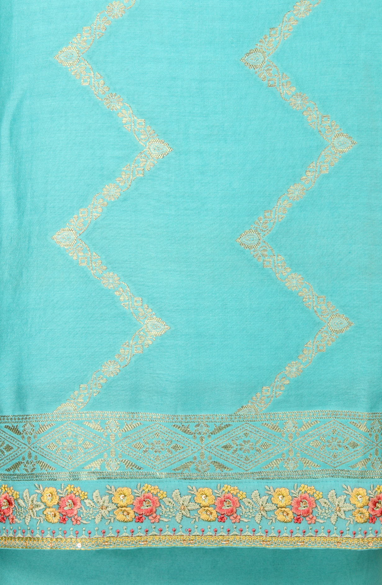 Firozi Designer Muslin Silk Unstitched Salwar Kameez - SMPL-28