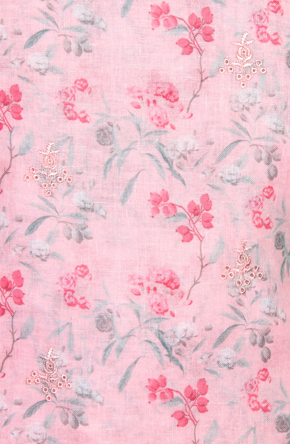 Pink Linen Exclusive Digital Print Suit-sets with Beautiful Dupatta - SOF1736C