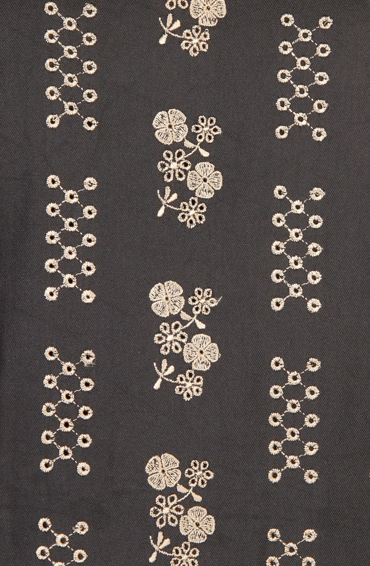 Black Exclusive Pure Pashmina with Schiffli Embroidery Unstitched Suit-sets - STHNS12530A
