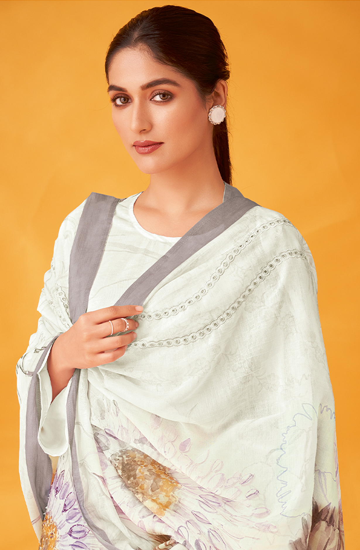 Multicolor Cotton Digital Printed Unstitched Salwar Kameez - SUM413