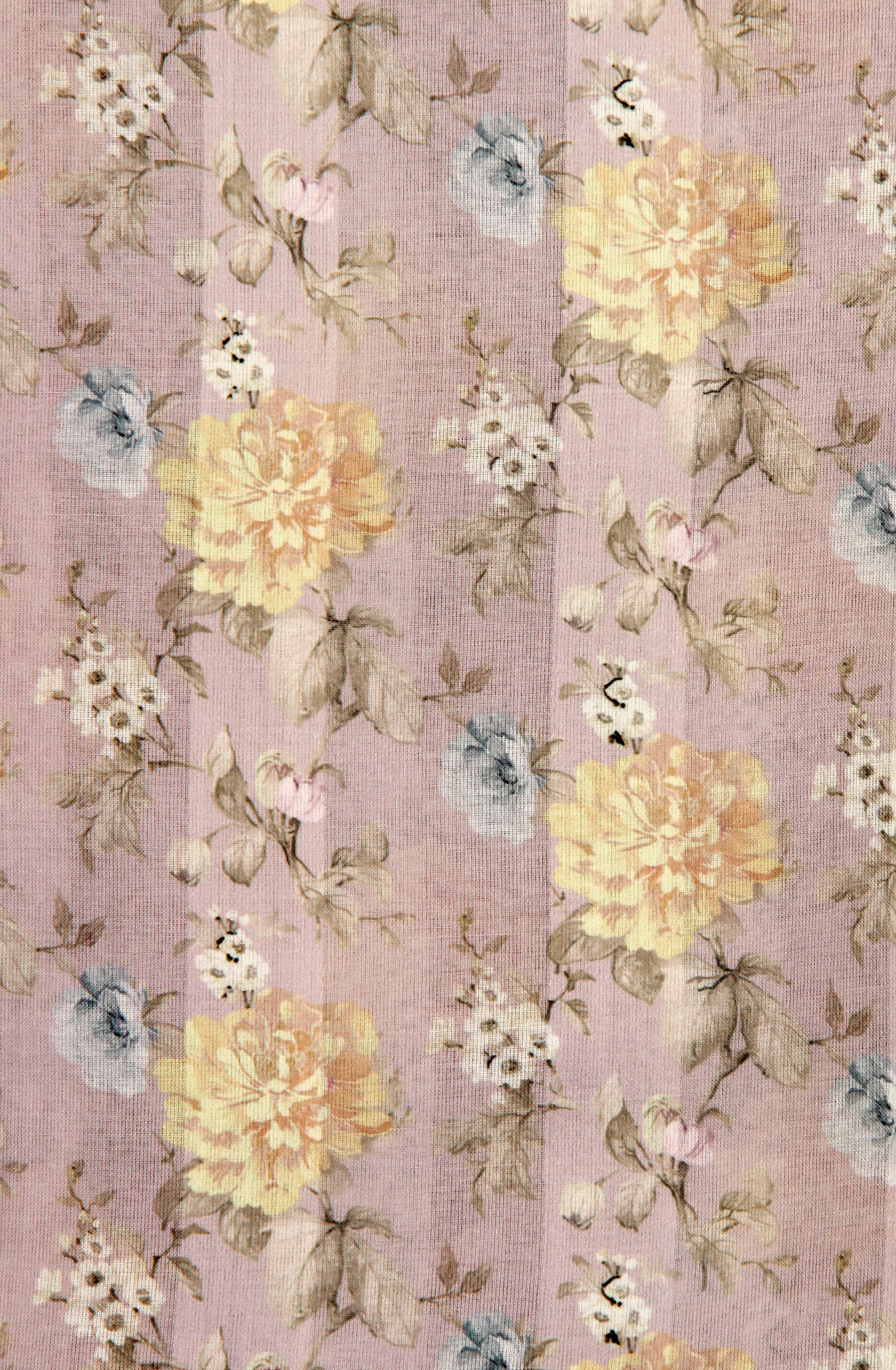 Mauve Cotton Digital Printed Suit with Chiffon Dupatta - TRU1401B