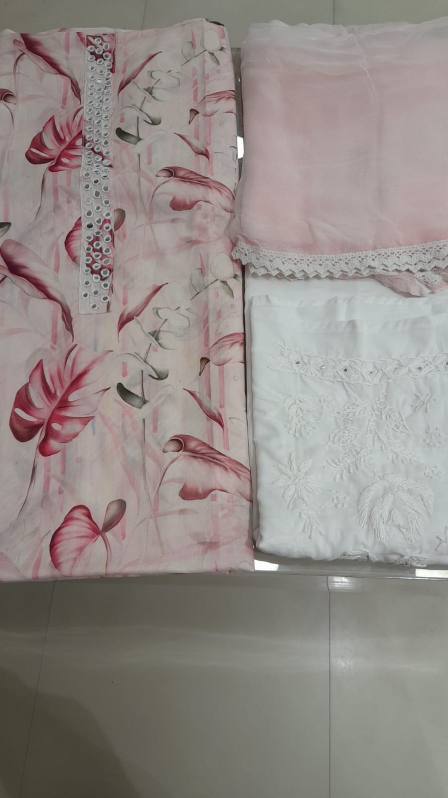 Pink Muslin Digital Print Beautiful Salwar Suit with Chiffon Dupatta - 693-KA13161