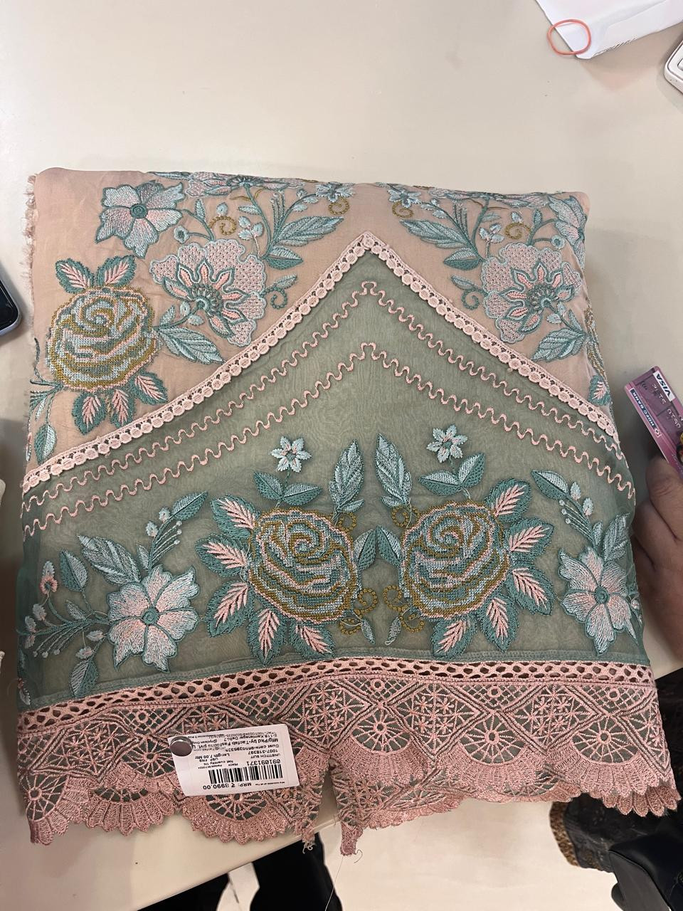 Brown Georgette Suit Set with Dupatta - 1007-318397