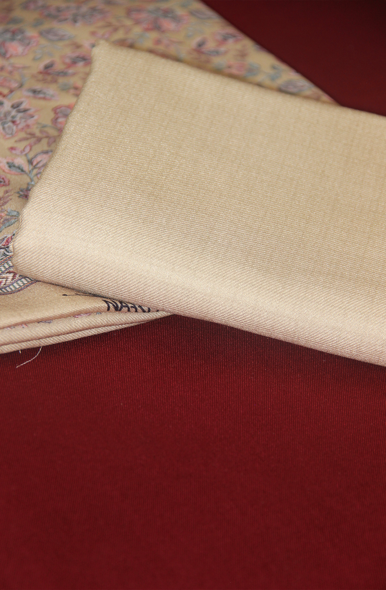 Green Spun All Over Printed Suit Set with Shawl - ZAA1602D