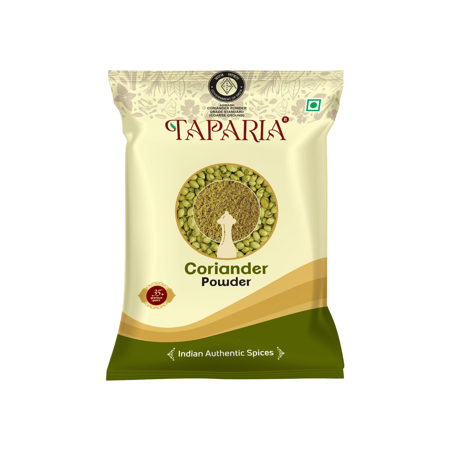 TAPARIA Coriander Powder Dhaniya Premium Masala Fresh Aromatic Spice Pure Dhaniya Powder for Cooking