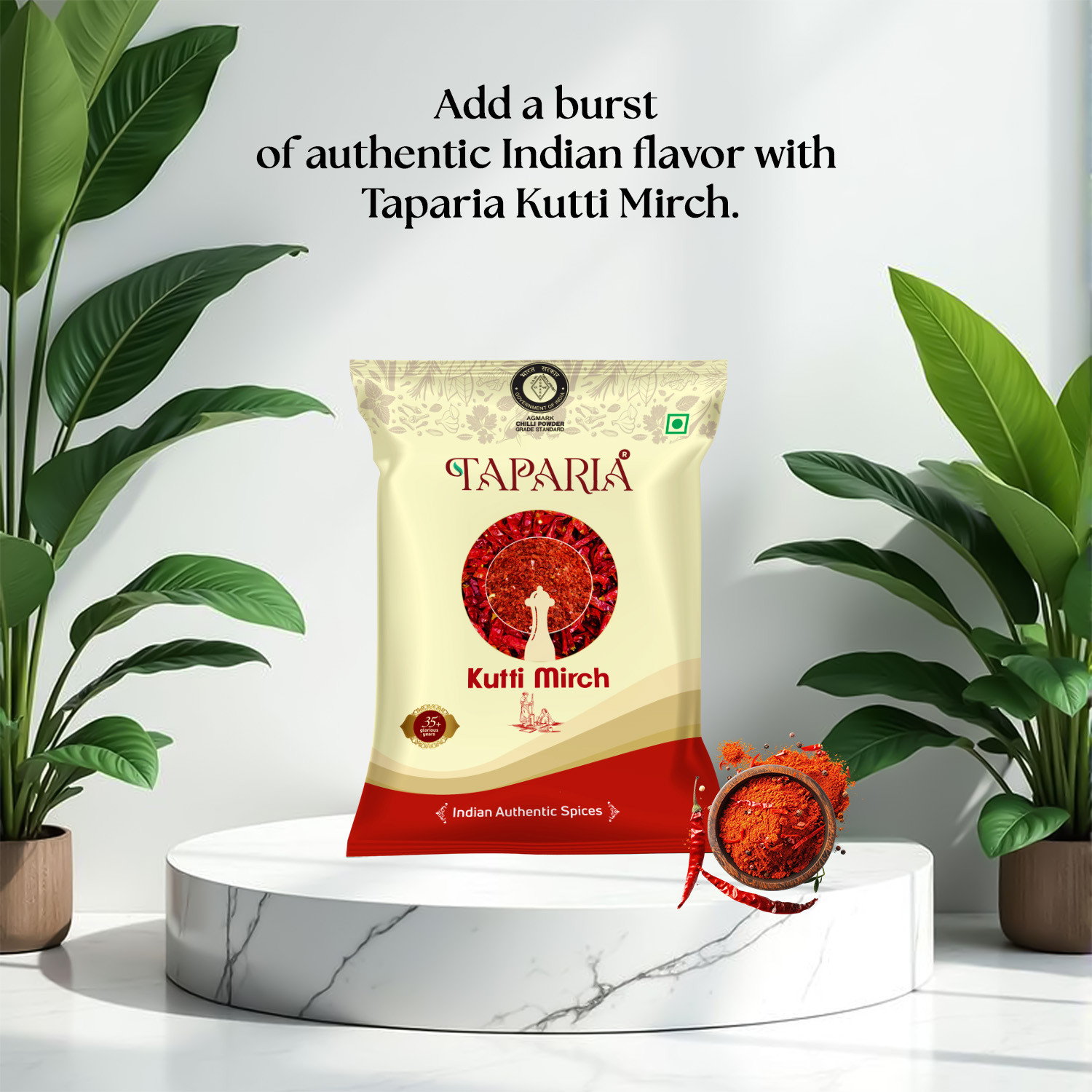 Taparia Kutti Mirch Powder