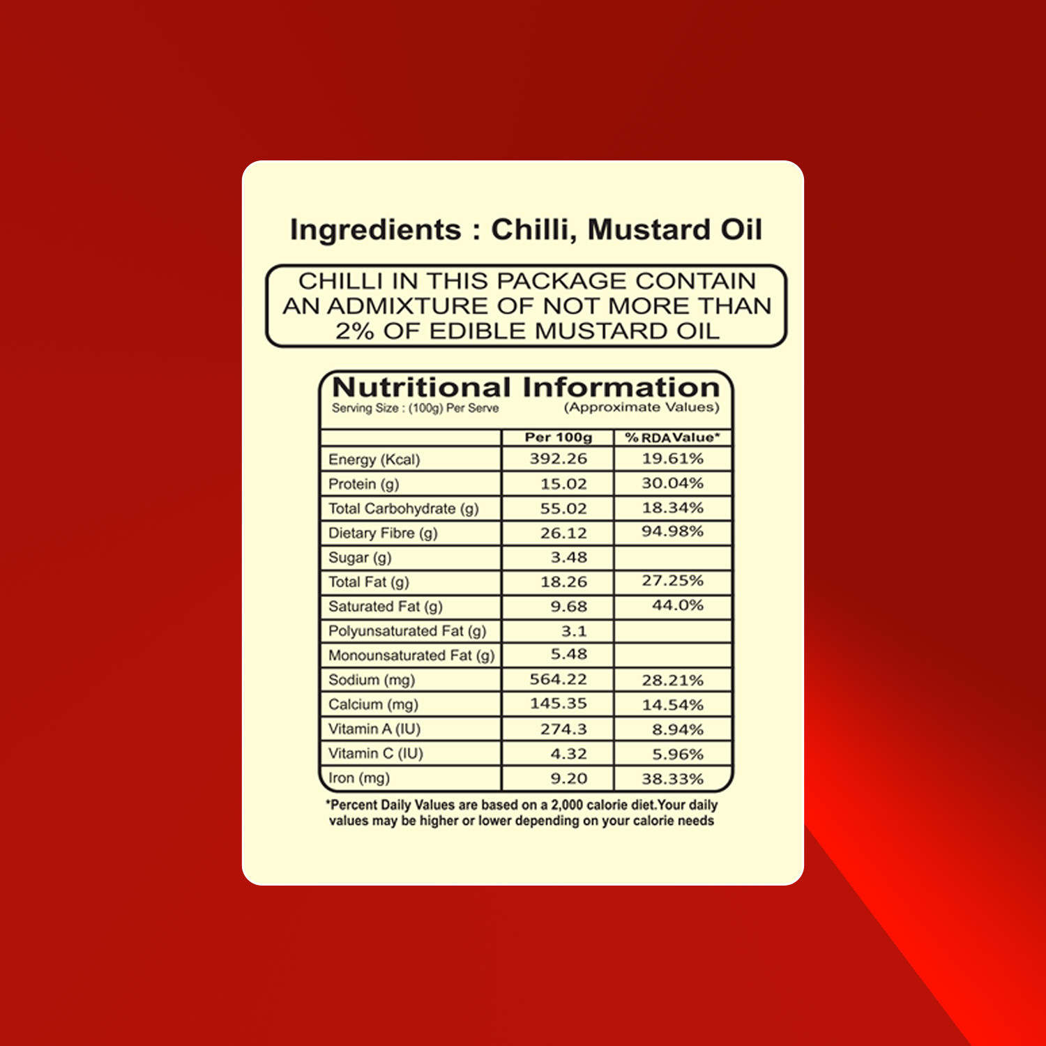 Taparia Tikhataj Chilli Powder