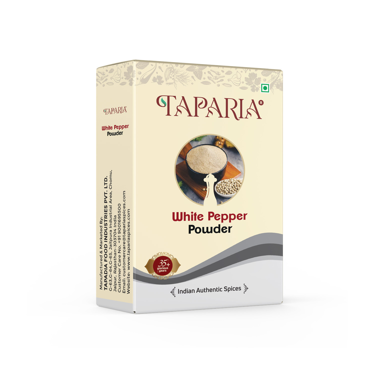 Taparia White Pepper  Powder