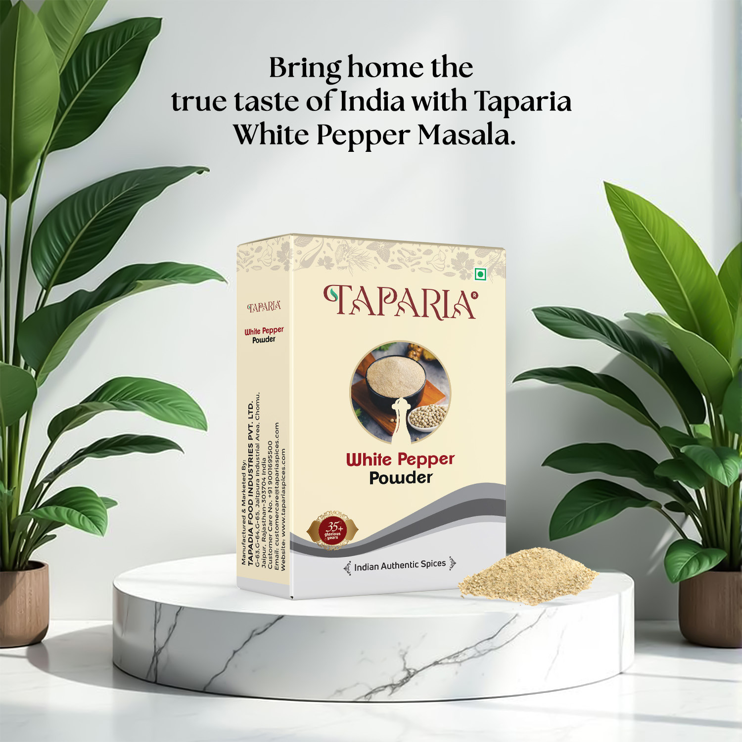 Taparia White Pepper Powder