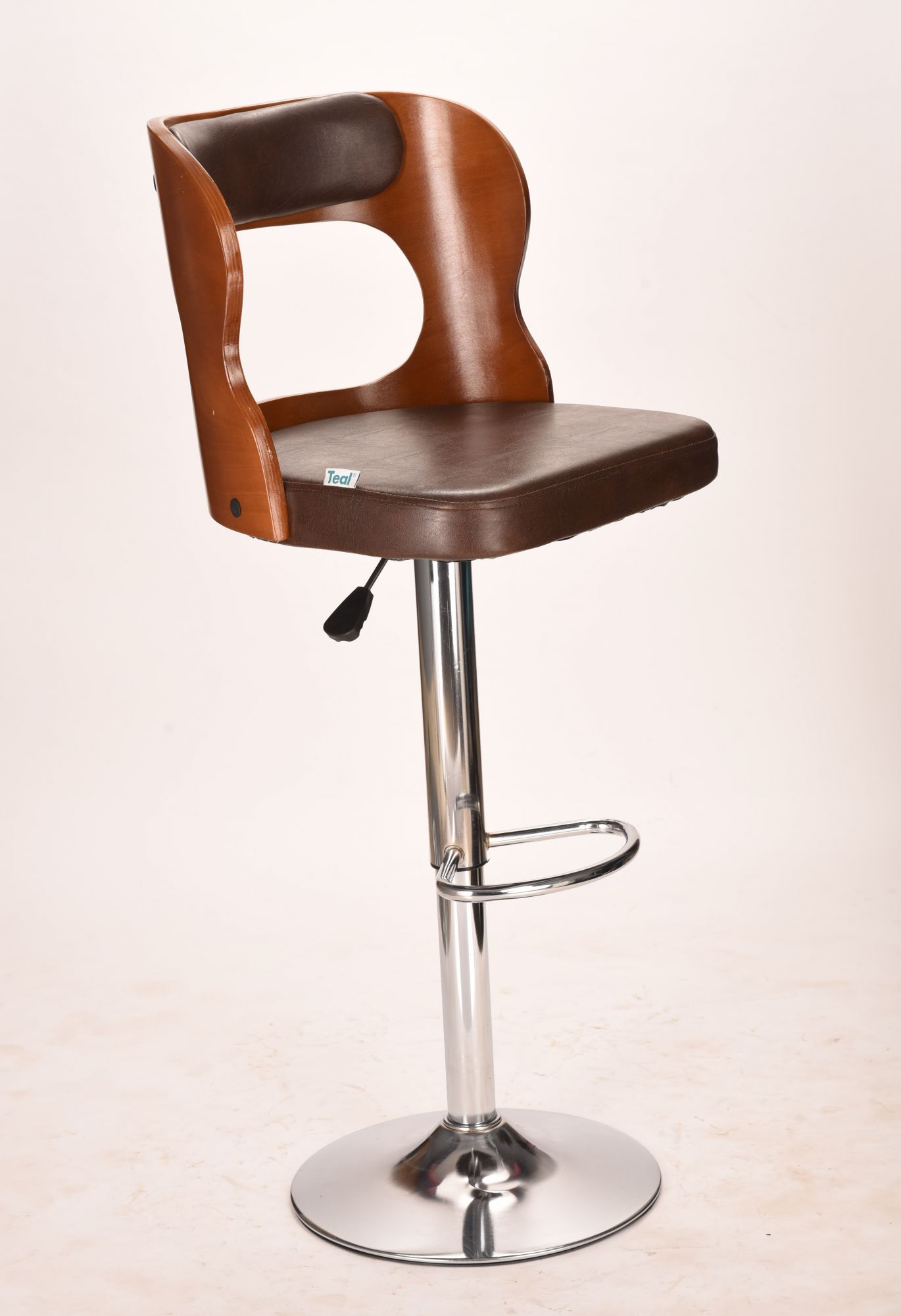 Teal Gangtok Bar Stool - Brown