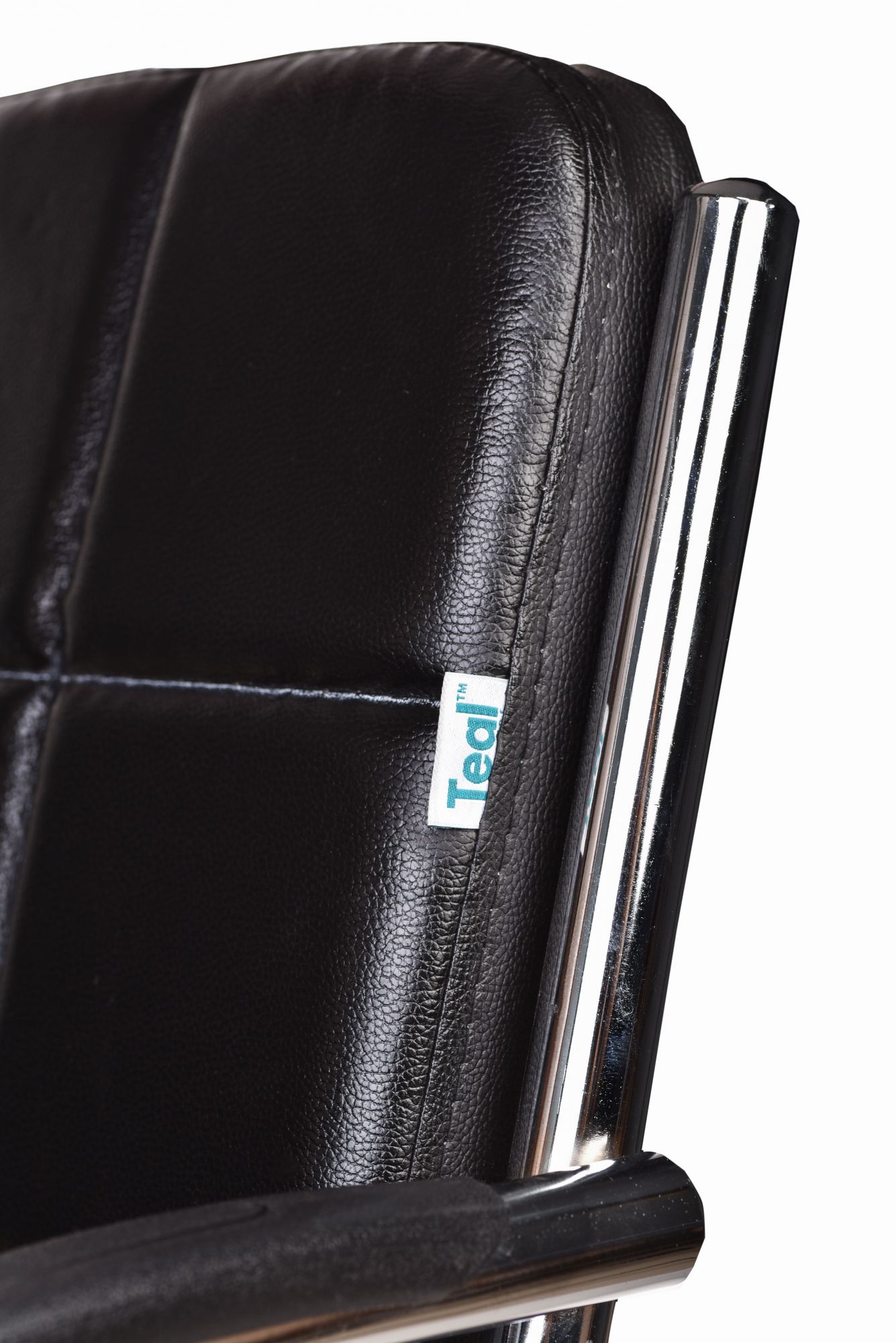 Teal Intex Visitor Chair - Black