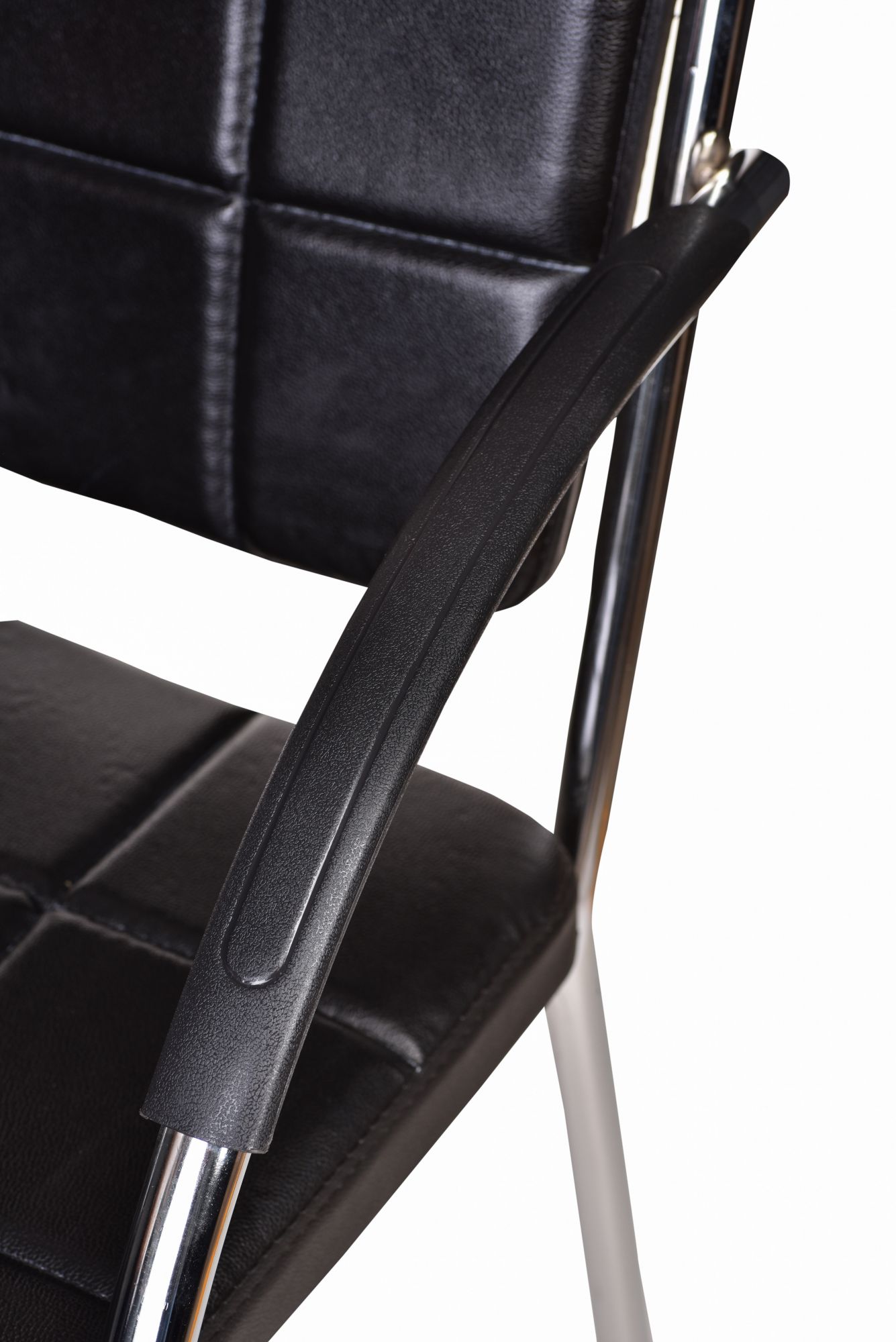 Teal Intex Visitor Chair - Black