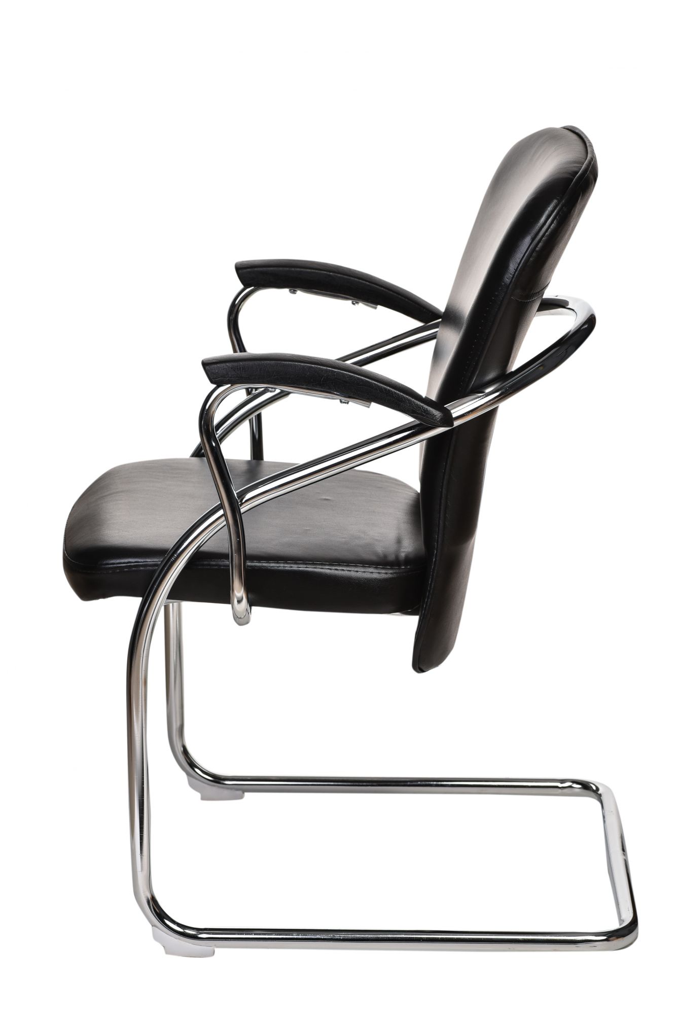 Teal Cosco Visitor Chair - Black