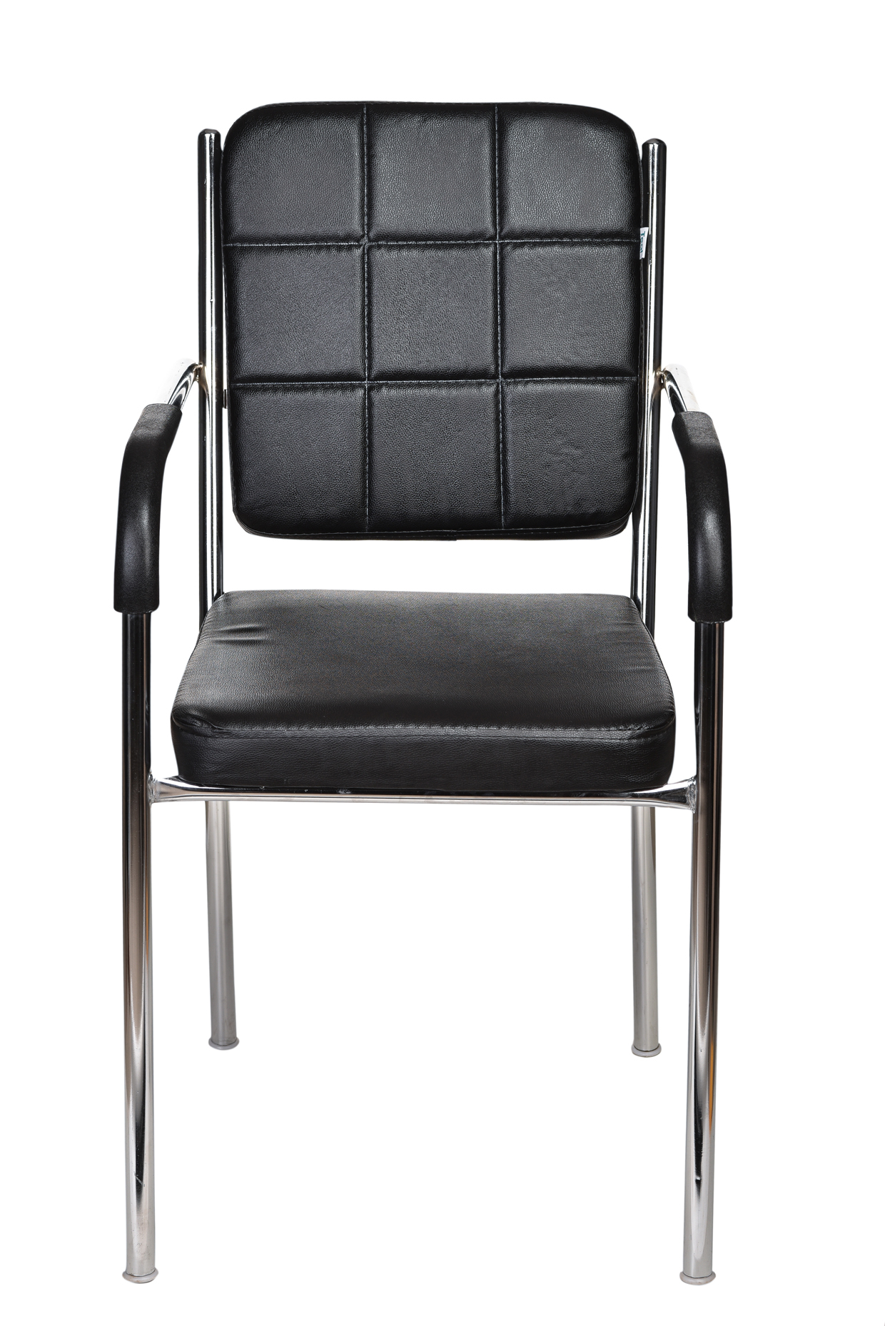 Teal Lorenzo Visitor Chair - Black