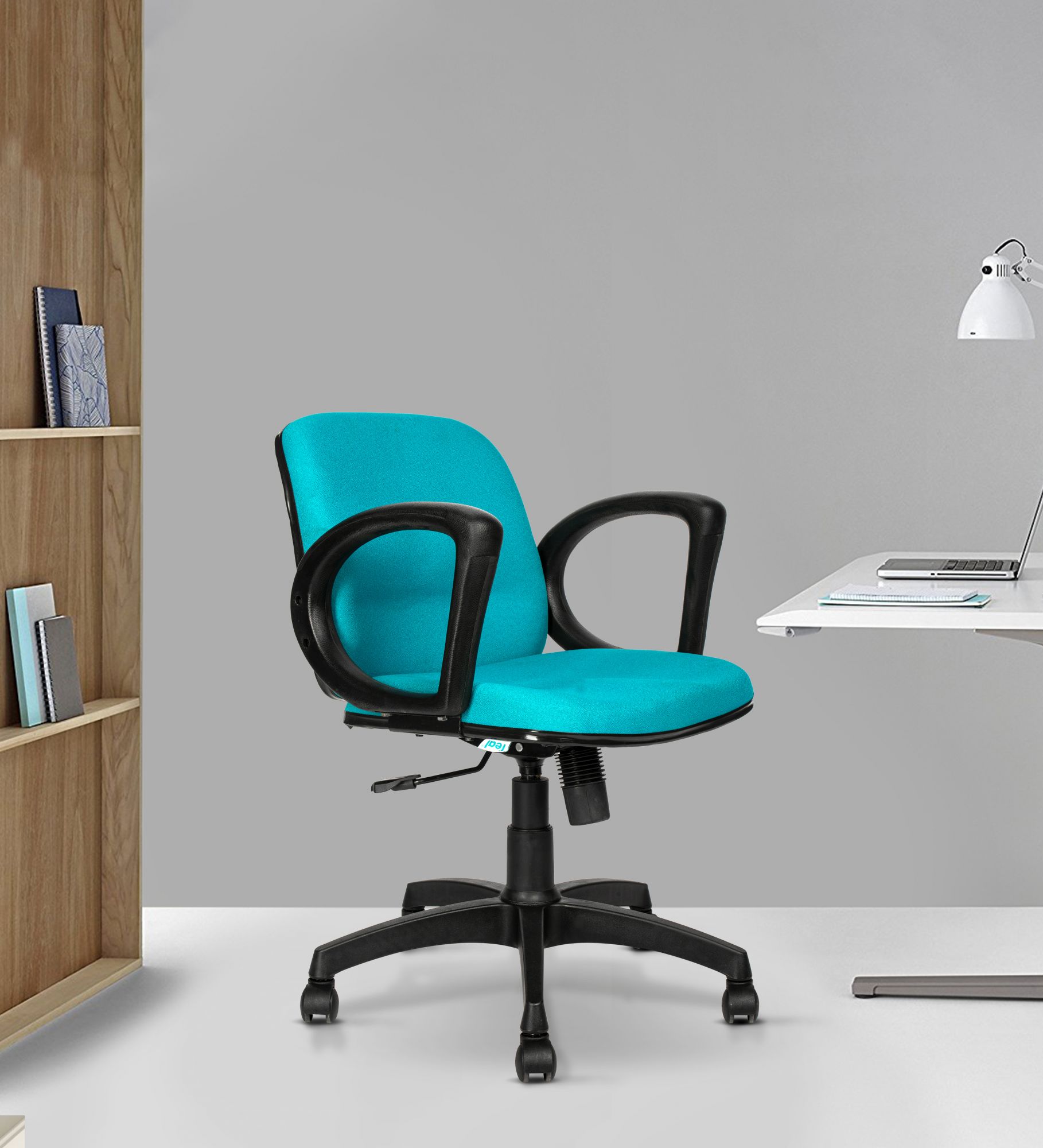 Teal Elite Mid Back Office Chair - Teal Green