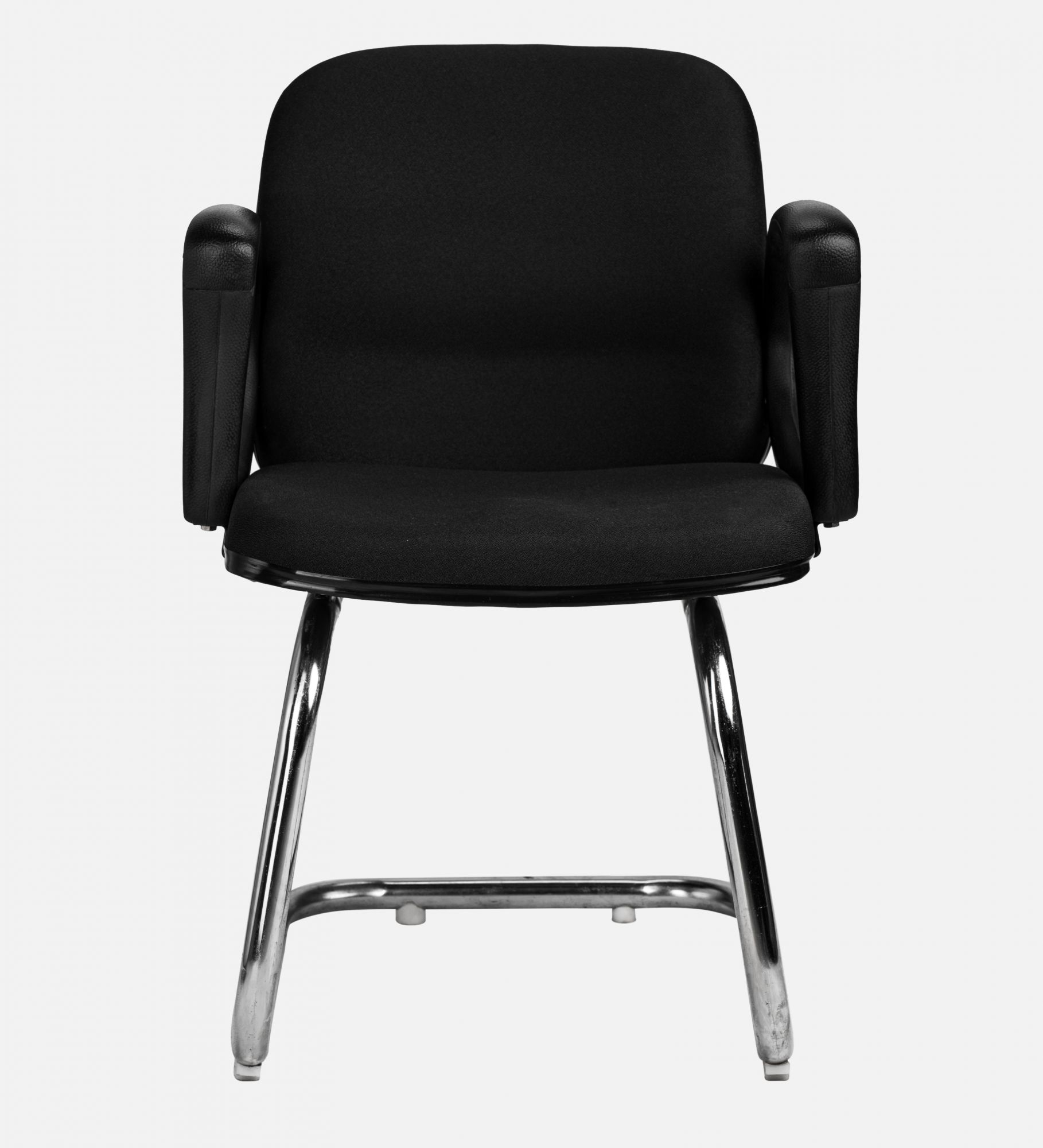 Teal Elite Mid Back Visitor Chair with Chrome Base - Black