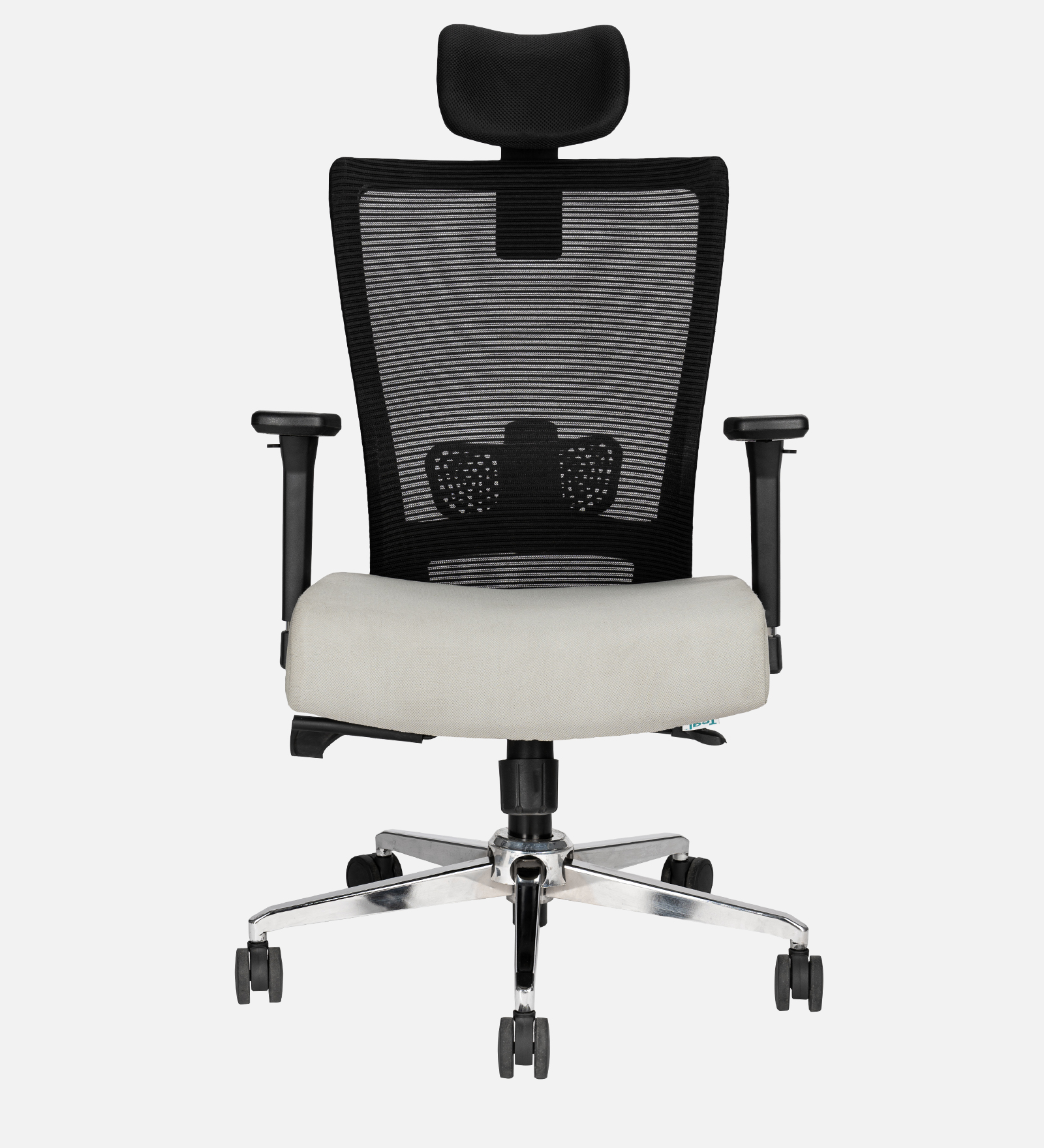 Teal Eros High Back Pro Ergonomic Office Chair - Black Grey