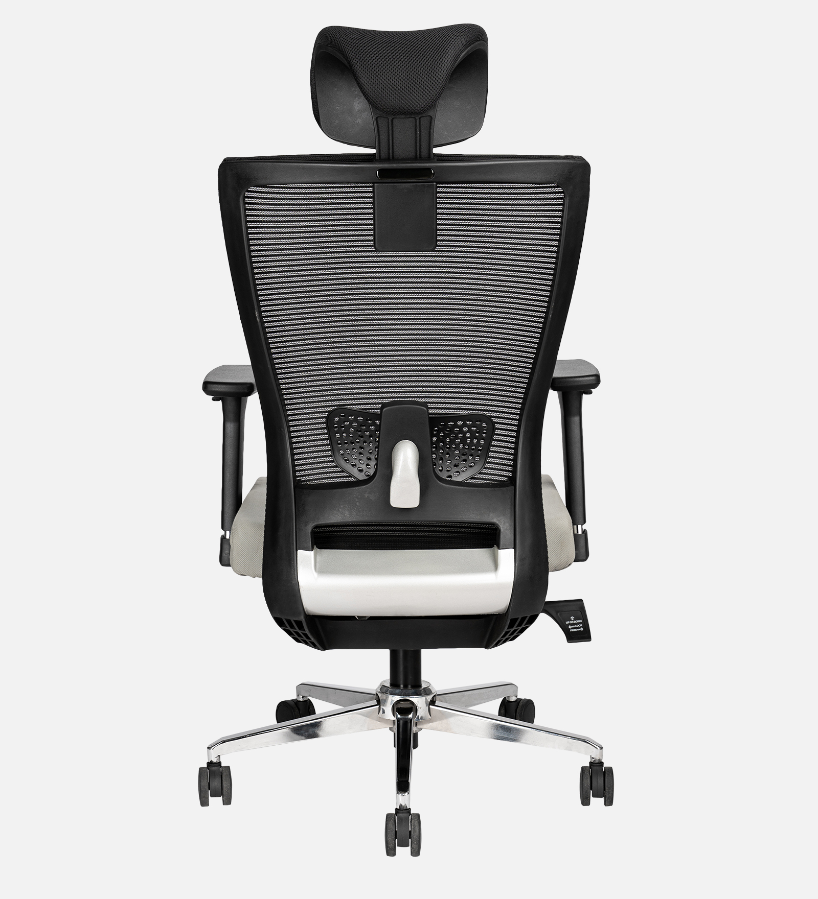 Teal Eros High Back Pro Ergonomic Office Chair - Black Grey