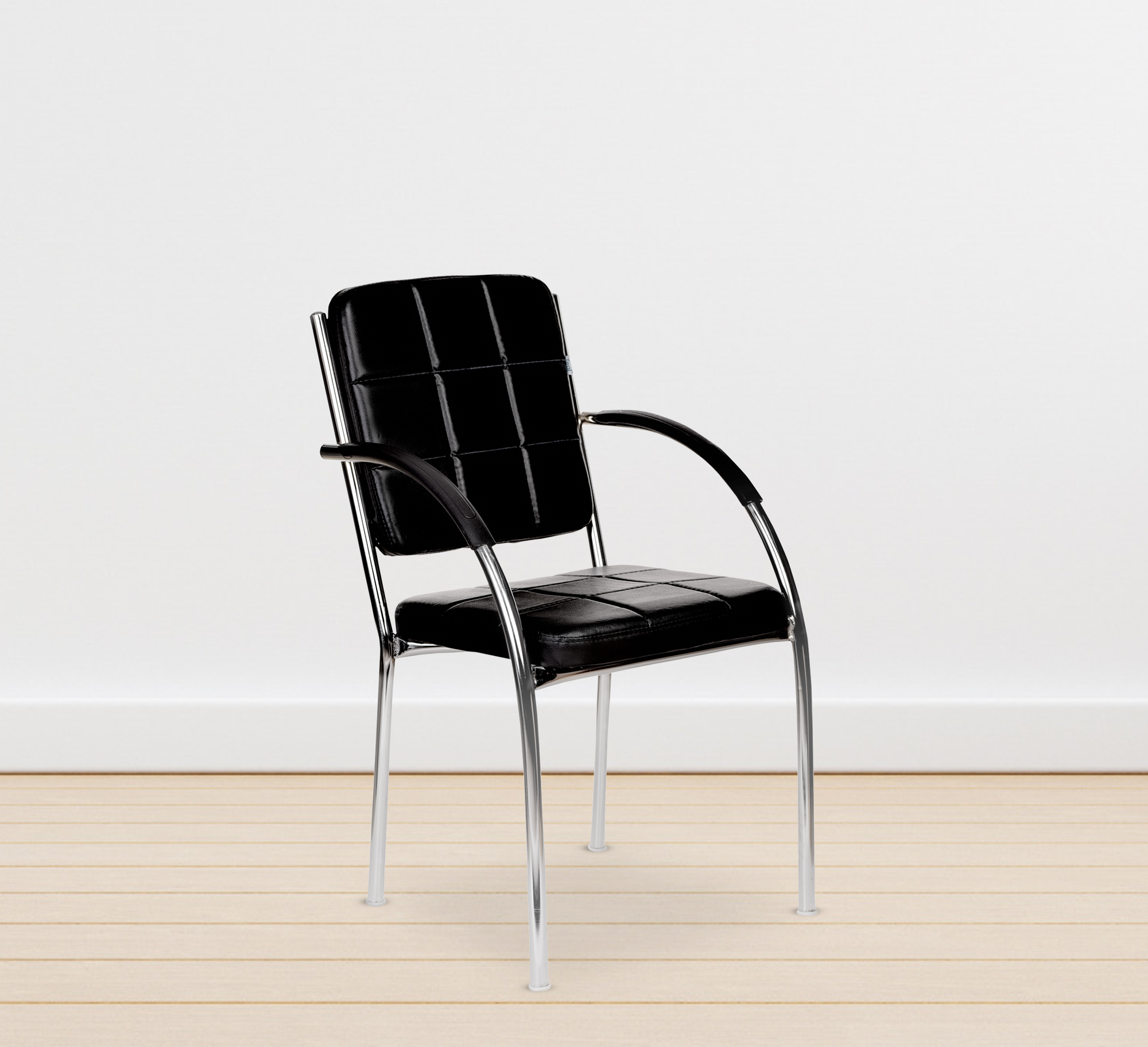 Teal Intex Visitor Chair - Black