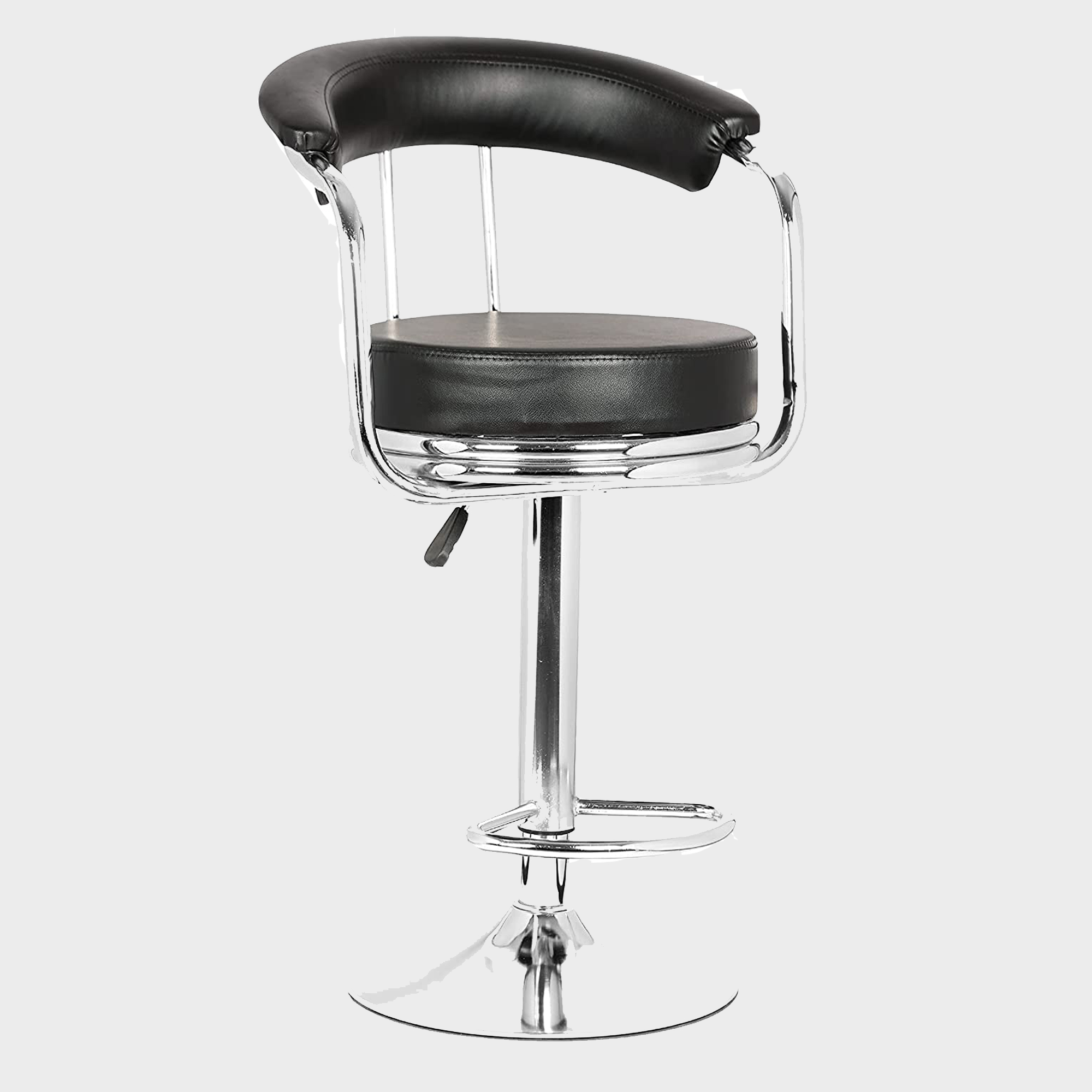 Teal Stanley Bar Stool - Black