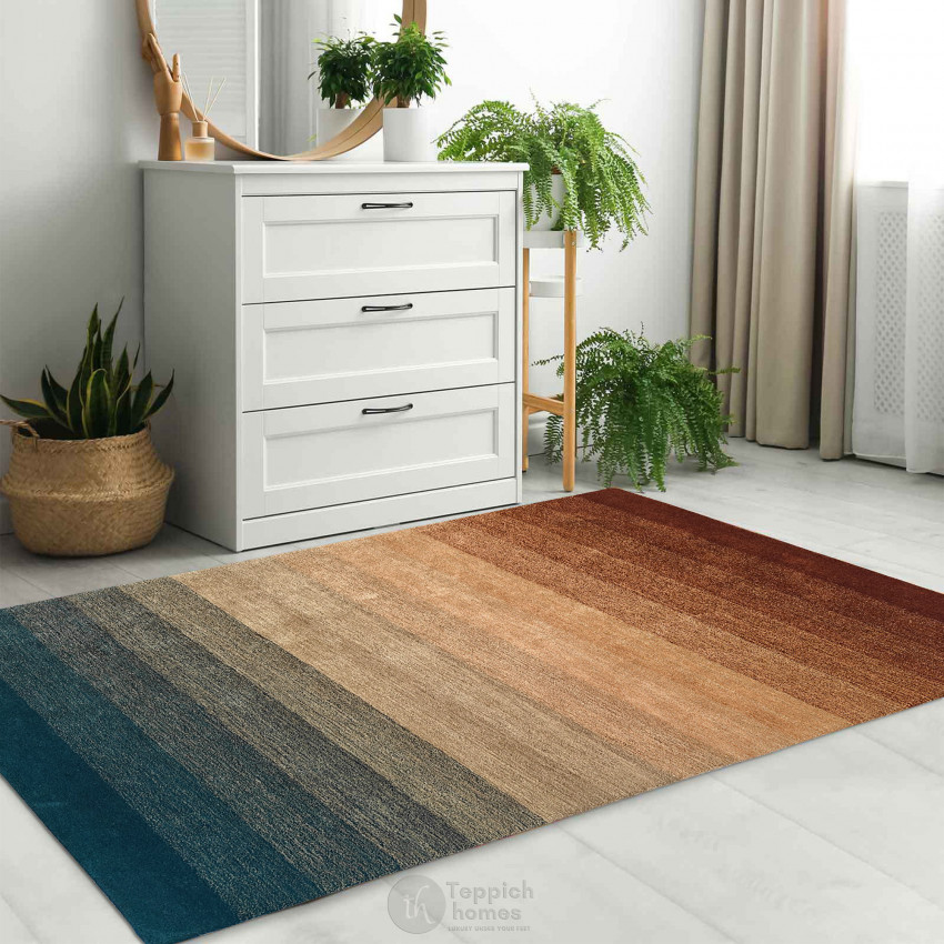 Brighten Up Your Interiors with Beautiful and Bold Colorful Rugs