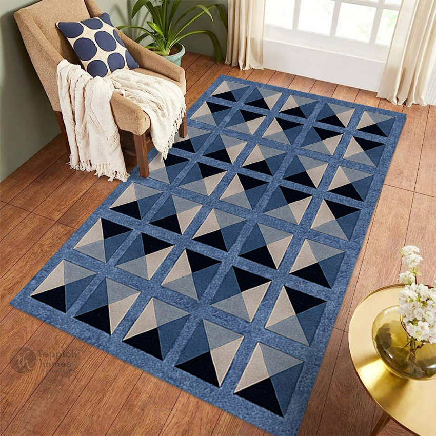 Explore strategies for using rugs to delineate and enhance open-concept living areas.