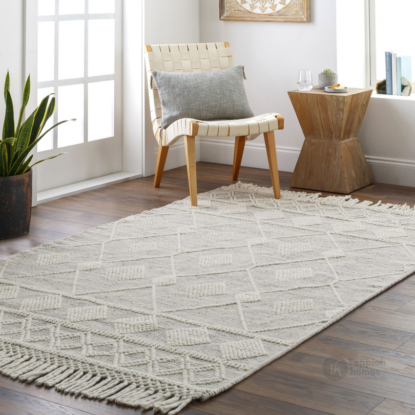 Pairing Cream Area Rugs with Striking Furniture for a Harmonious Style