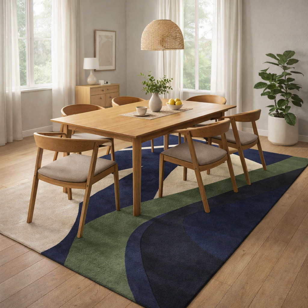 Minimalist Bird Art Carpet