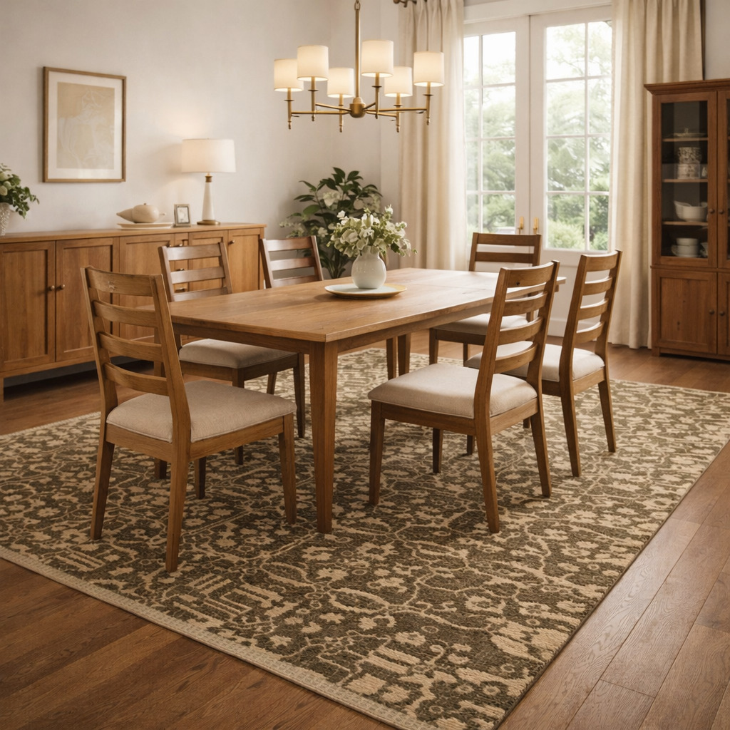 Sage Green Hand Knotted Wool Rug for Living Room Bedroom and Hallway Rectangle Area Carpet in 9x10 10x10 10x14 12x15