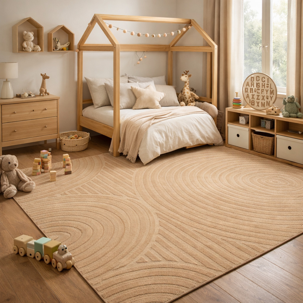 9x13 8x11 7x10 Hand Tufting Rug Tan Wool Carpet Rectangle Area Rugs Bed Living Room Carpets