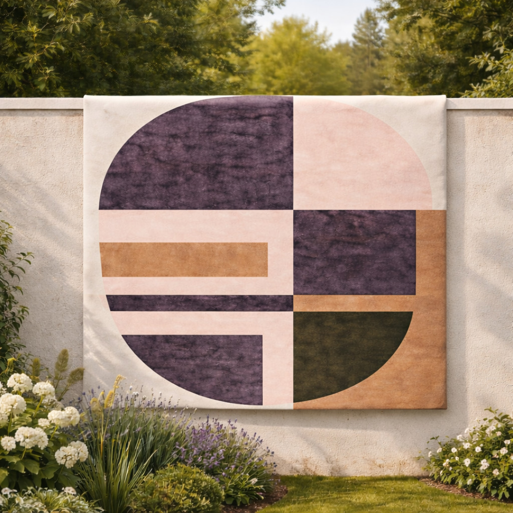 5x76x87x10 Area Rug Rectangular Carpet Geometric Rugs Hand-Tufted Carpet Wool Rug