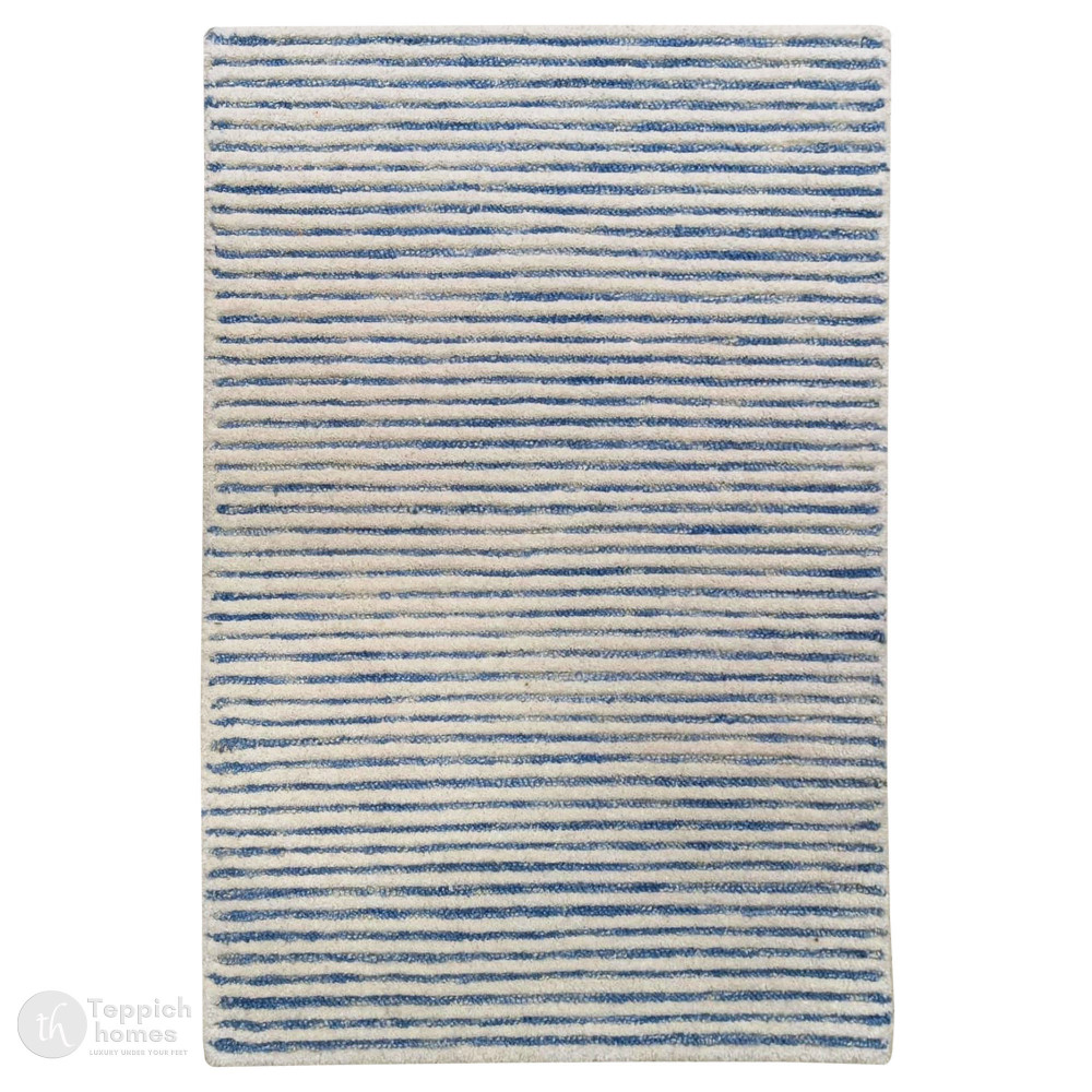 Image of Nautical Lines Rectangular Area Rug