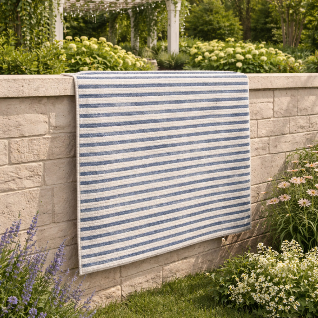 Nautical Lines Rectangular Area Rug