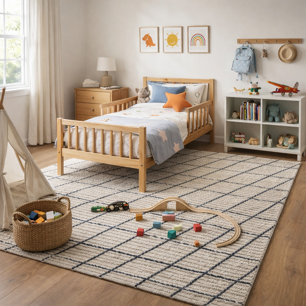 Soft Neutral Beige Area Rug